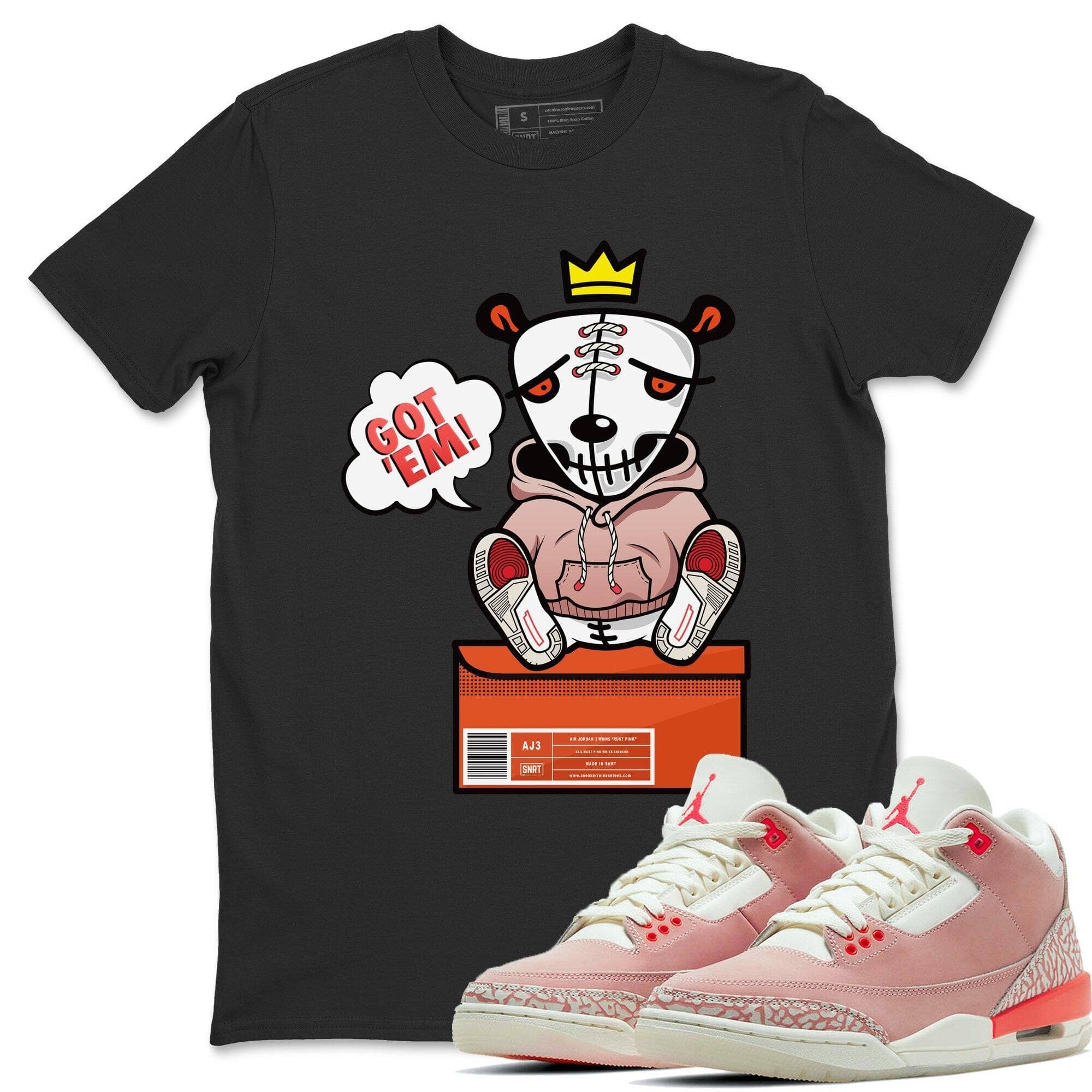 Got Em Unisex Tops - Air Jordan 3 Rust Pink