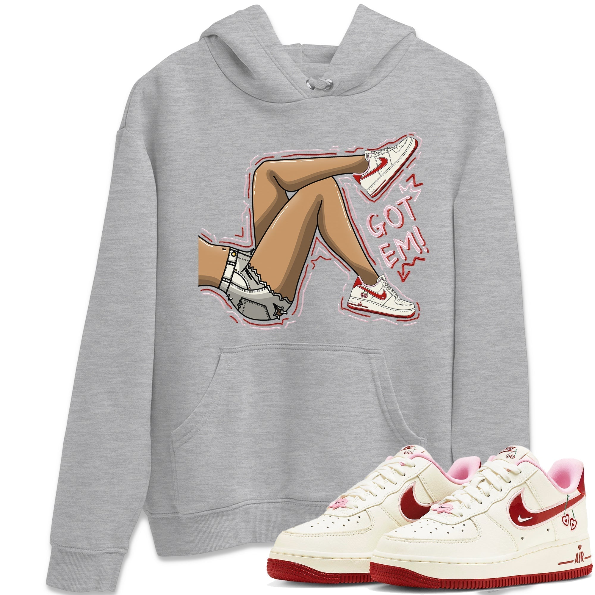 Got Em Legs Unisex Tops - Air Force 1 Valentines Day