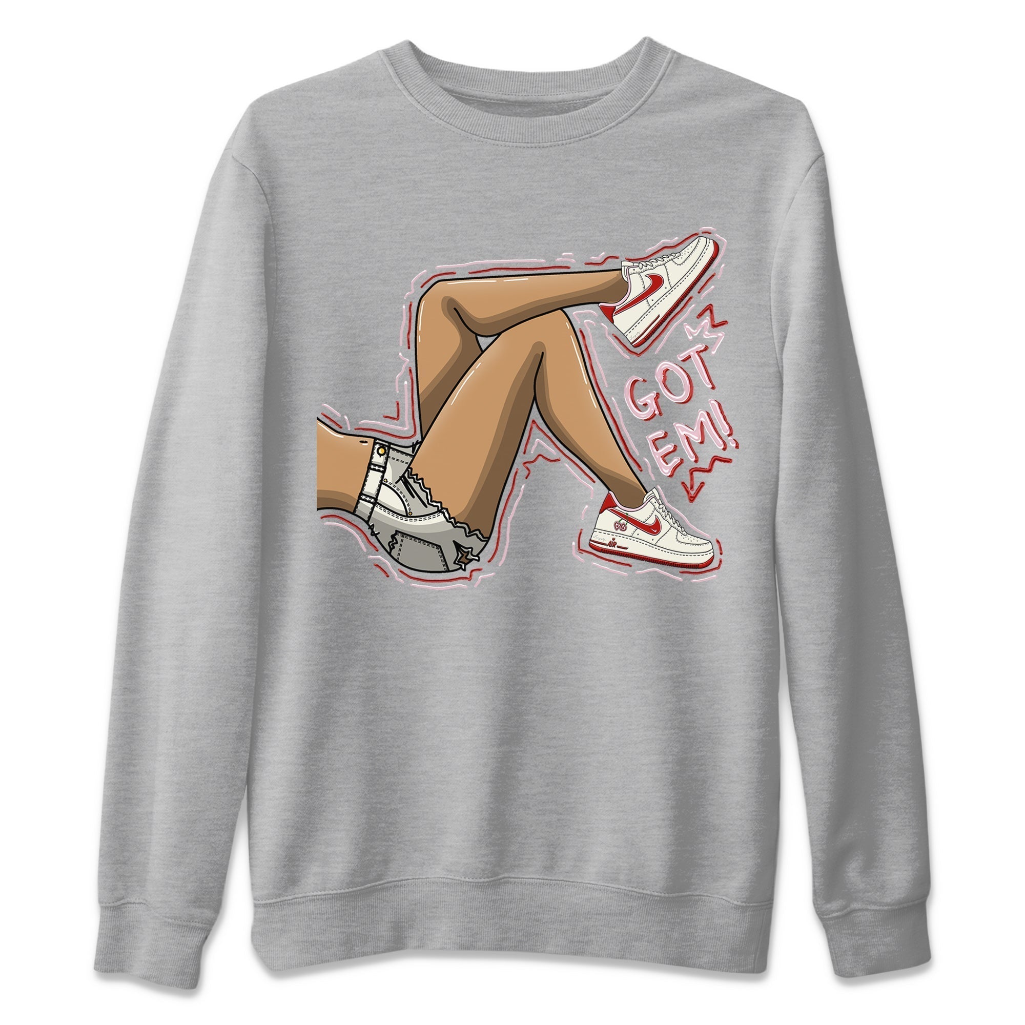 Got Em Legs Unisex Tops - Air Force 1 Valentines Day