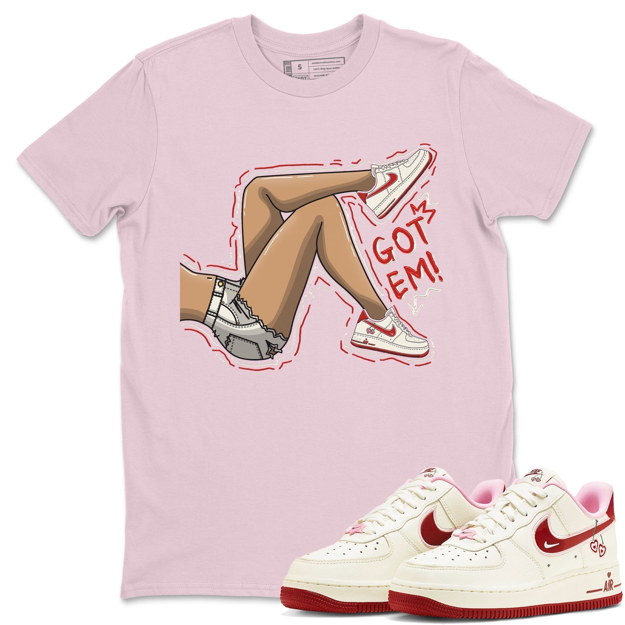 Got Em Legs Unisex Tops - Air Force 1 Valentines Day