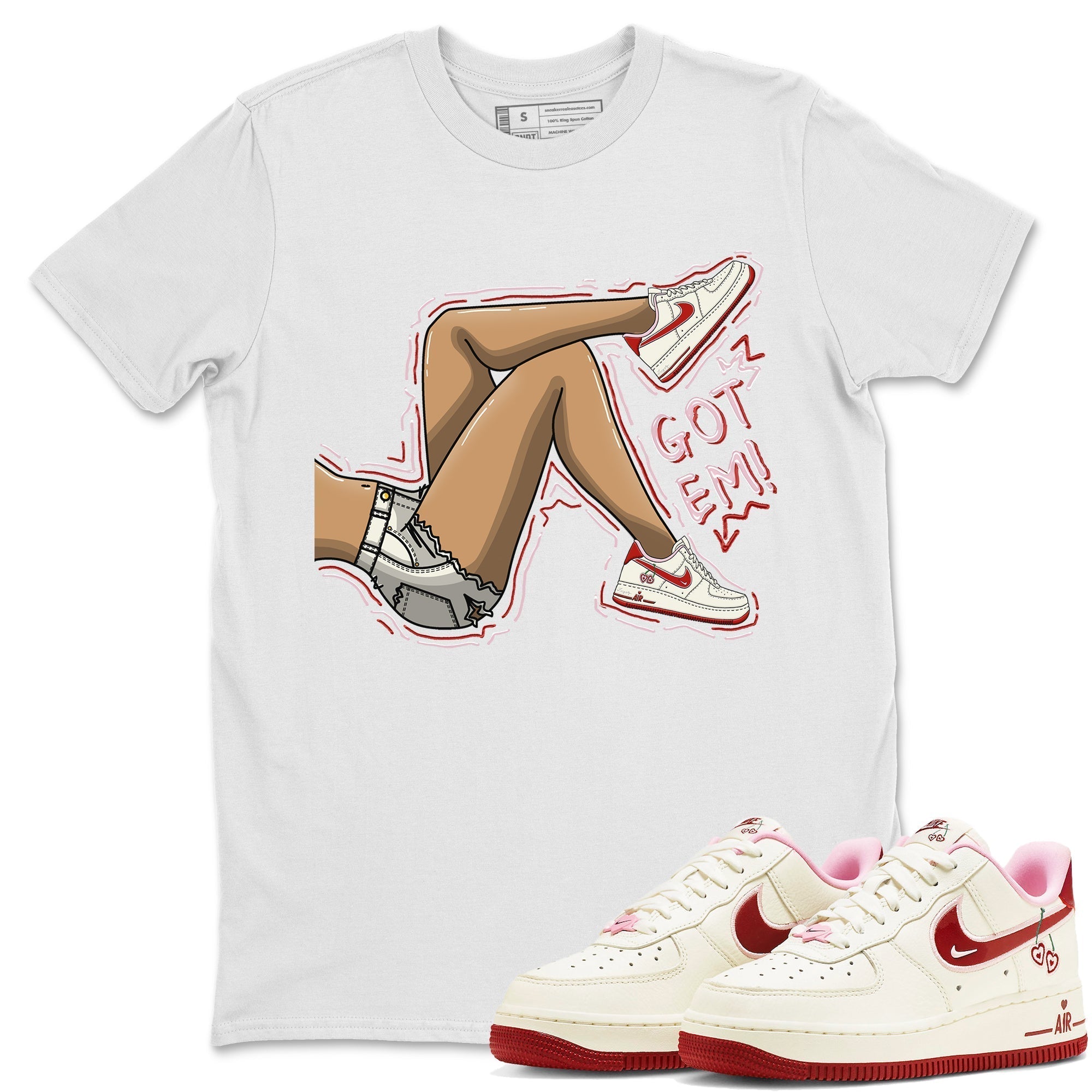 Got Em Legs Unisex Tops - Air Force 1 Valentines Day