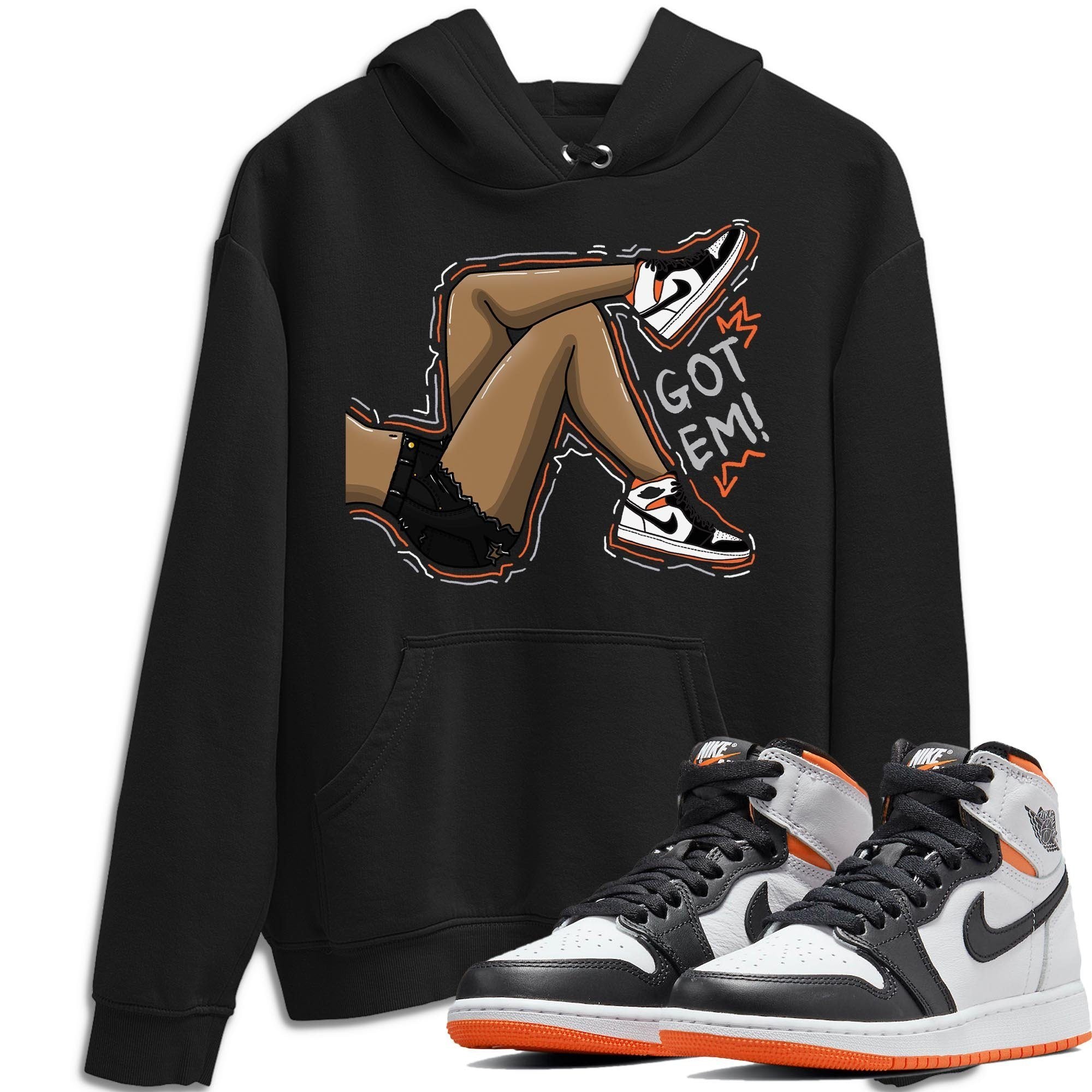 Got Em Legs Unisex Tops - Air Jordan 1 Electro Orange