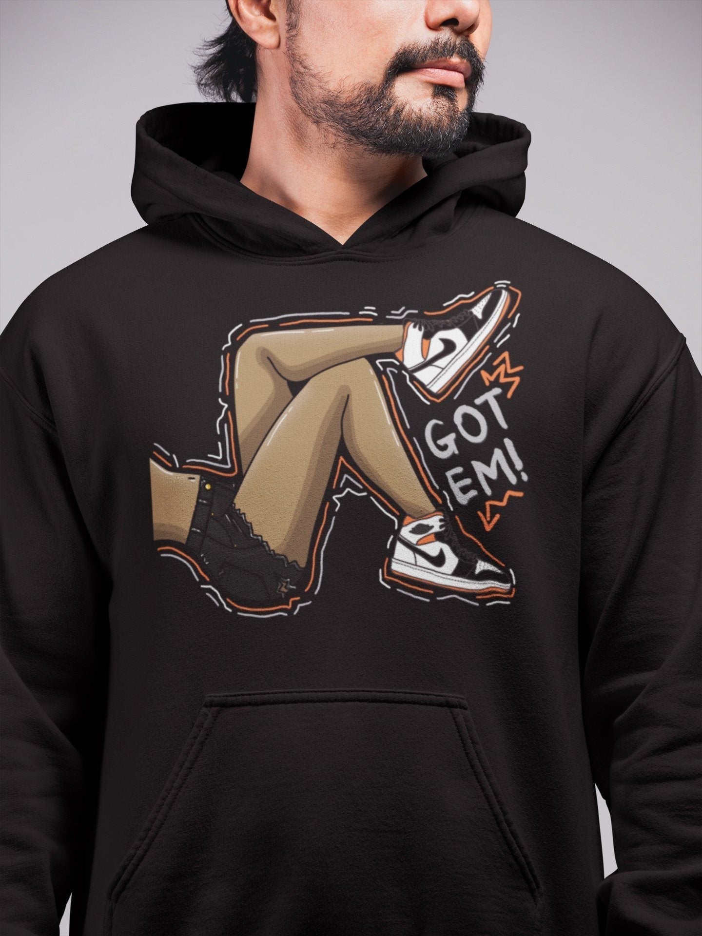 Got Em Legs Unisex Tops - Air Jordan 1 Electro Orange