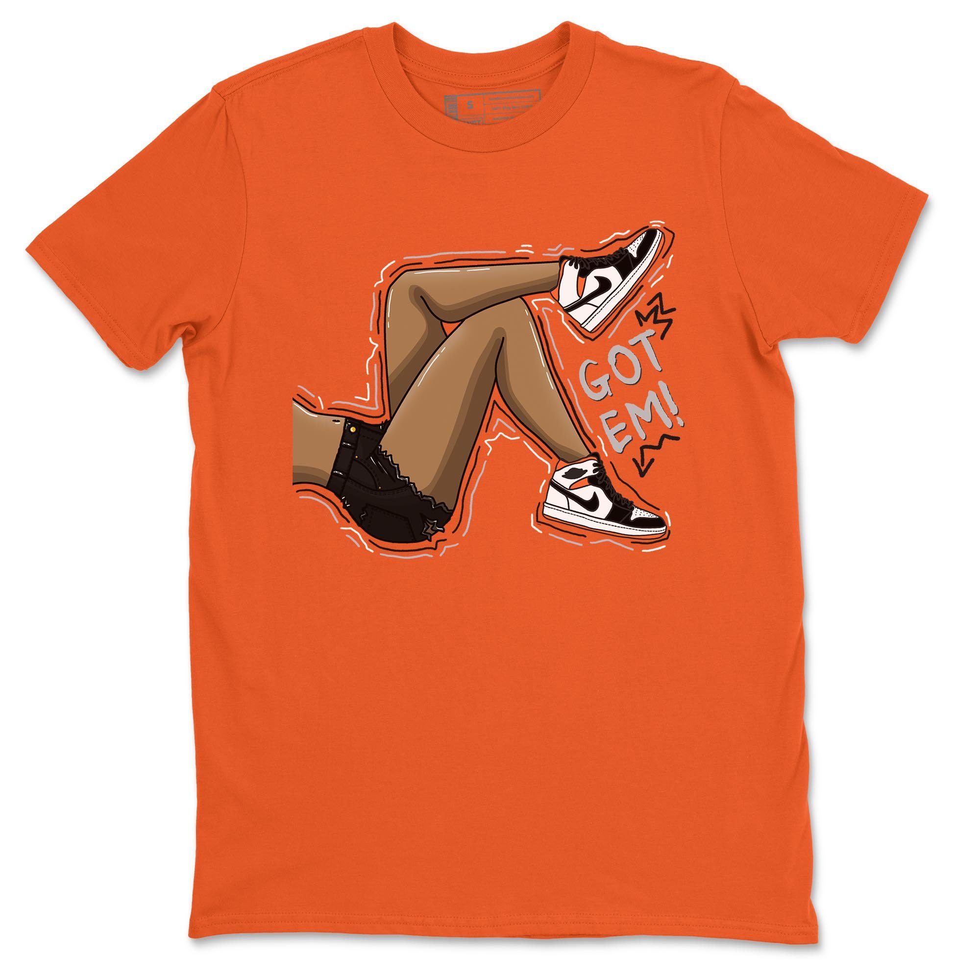 Got Em Legs Unisex Tops - Air Jordan 1 Electro Orange