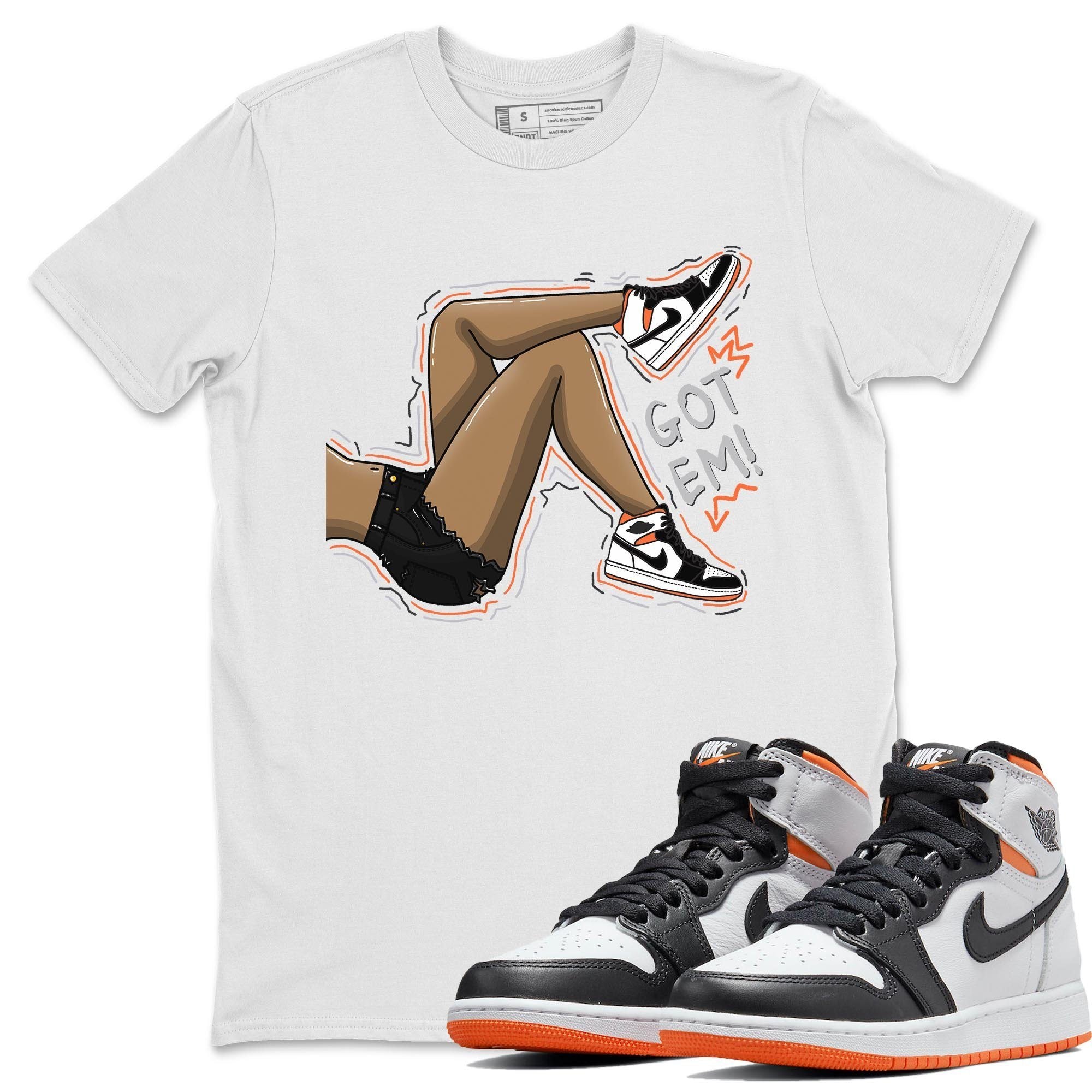 Got Em Legs Unisex Tops - Air Jordan 1 Electro Orange