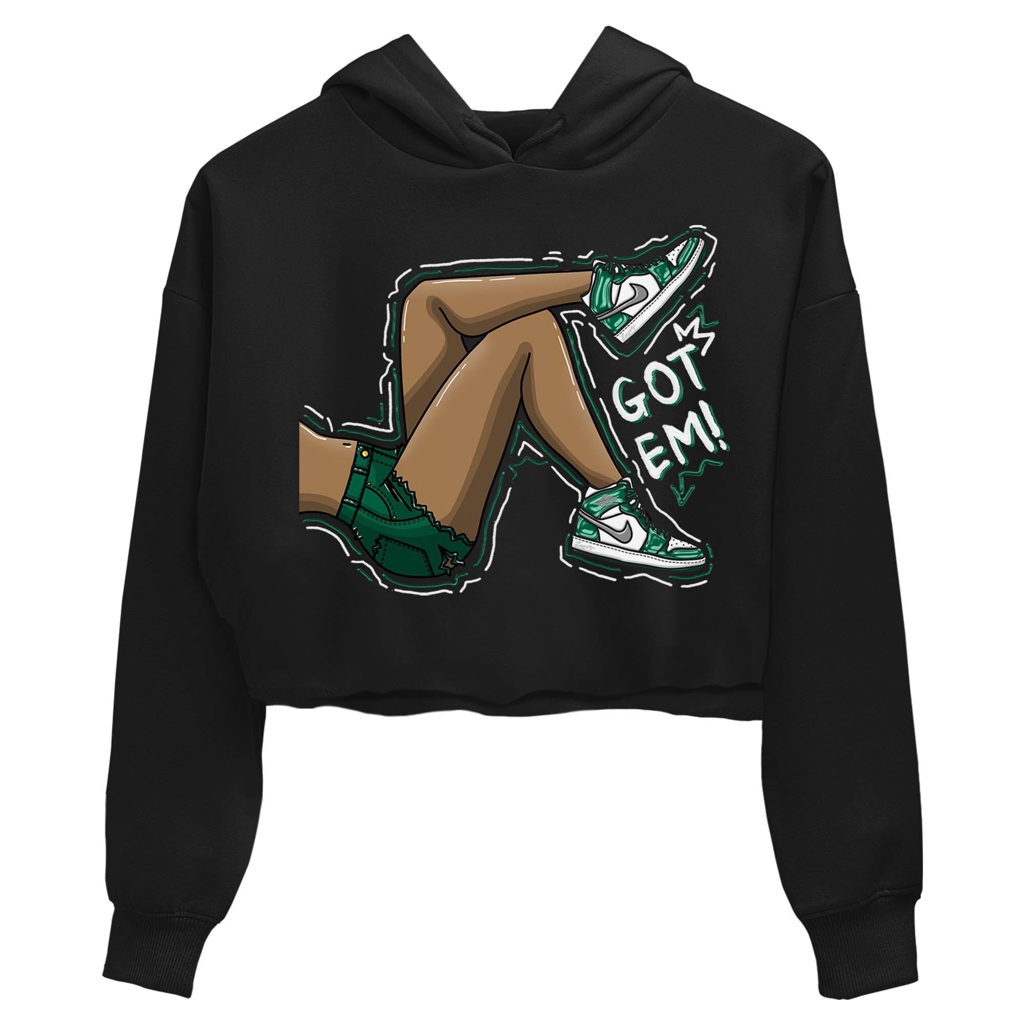 Got Em Legs Women's Tops - Air Jordan 1 Gorge Green
