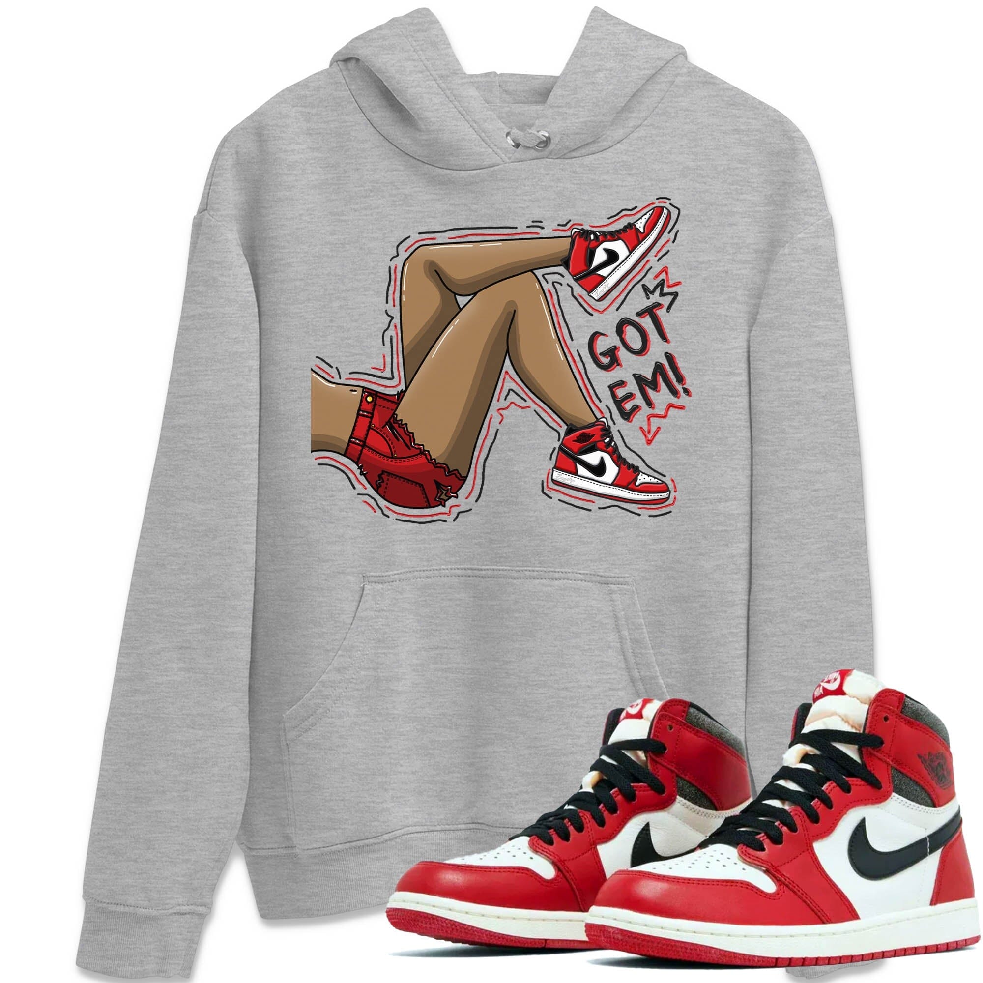 Got Em Legs Unisex Tops - Air Jordan 1 Lost & Found