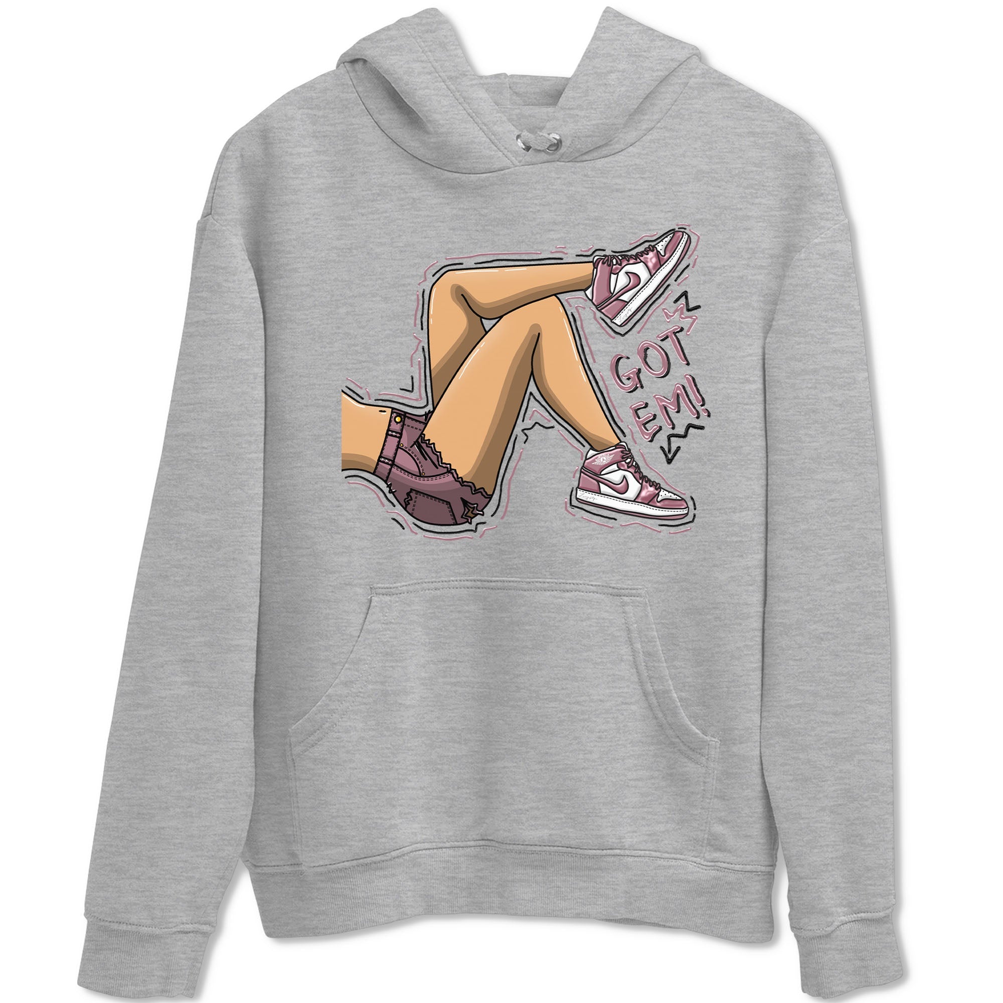 Got Em Legs snkmatch Tee - Air Jordan 1 Mauve