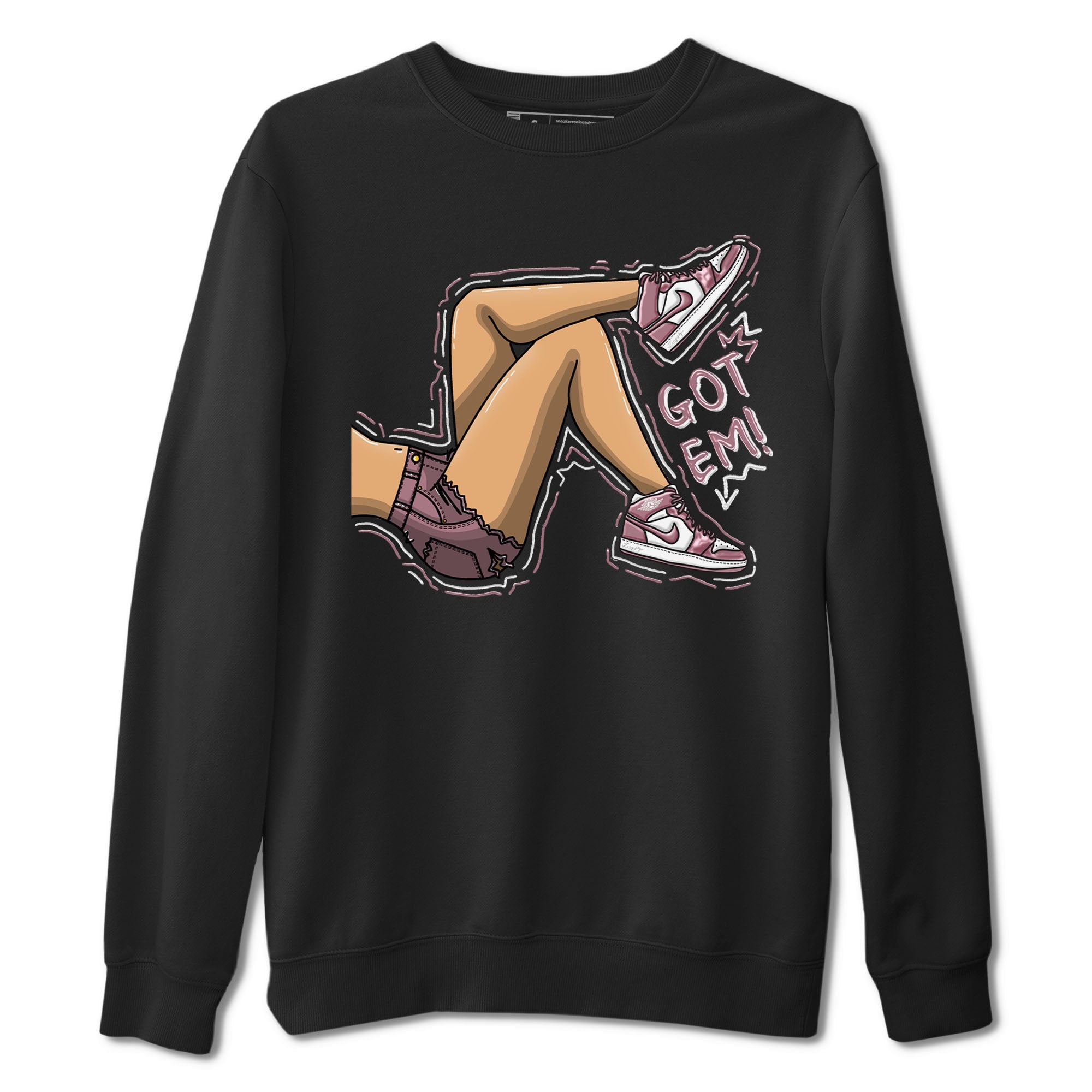 Got Em Legs snkmatch Tee - Air Jordan 1 Mauve