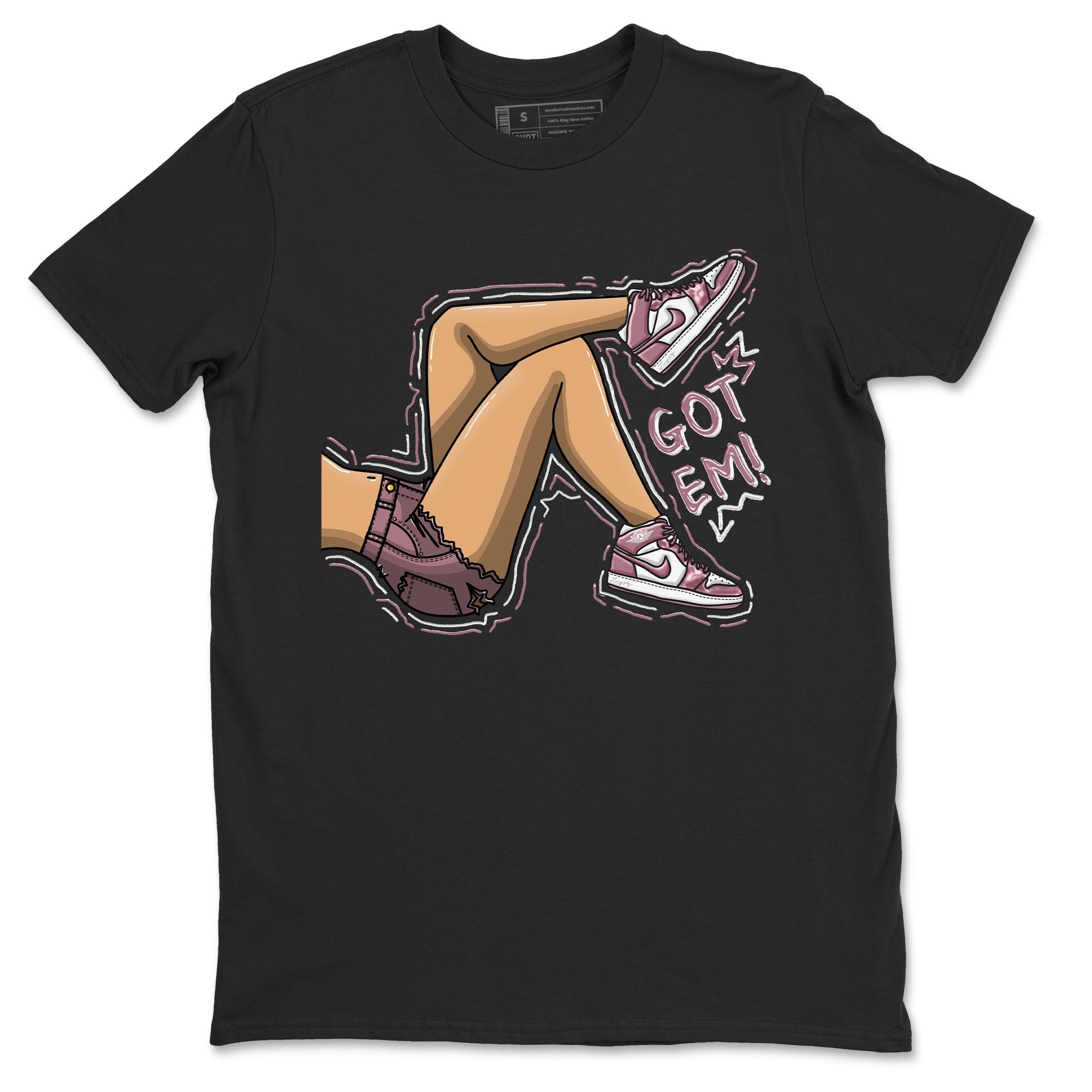 Got Em Legs snkmatch Tee - Air Jordan 1 Mauve