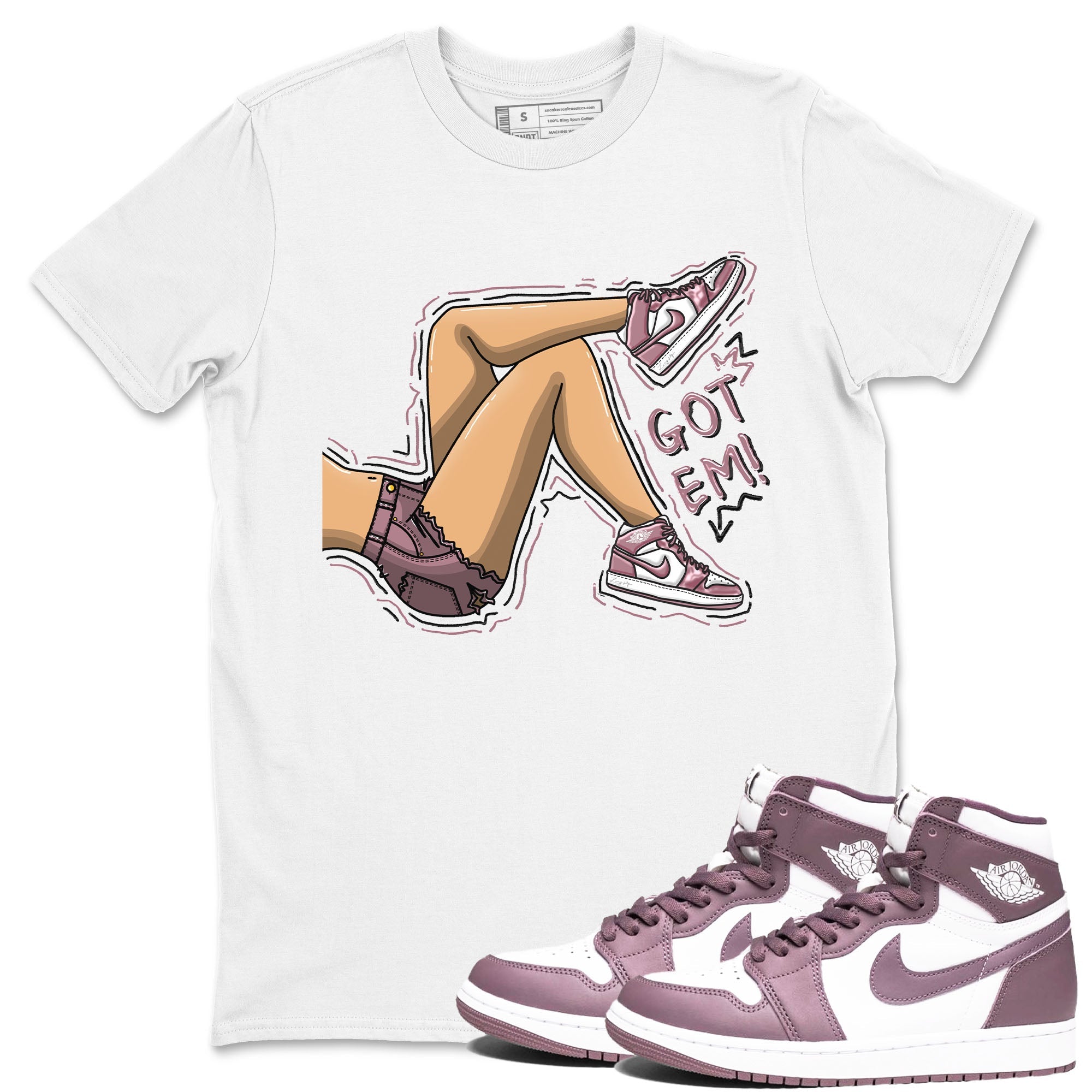 Got Em Legs snkmatch Tee - Air Jordan 1 Mauve