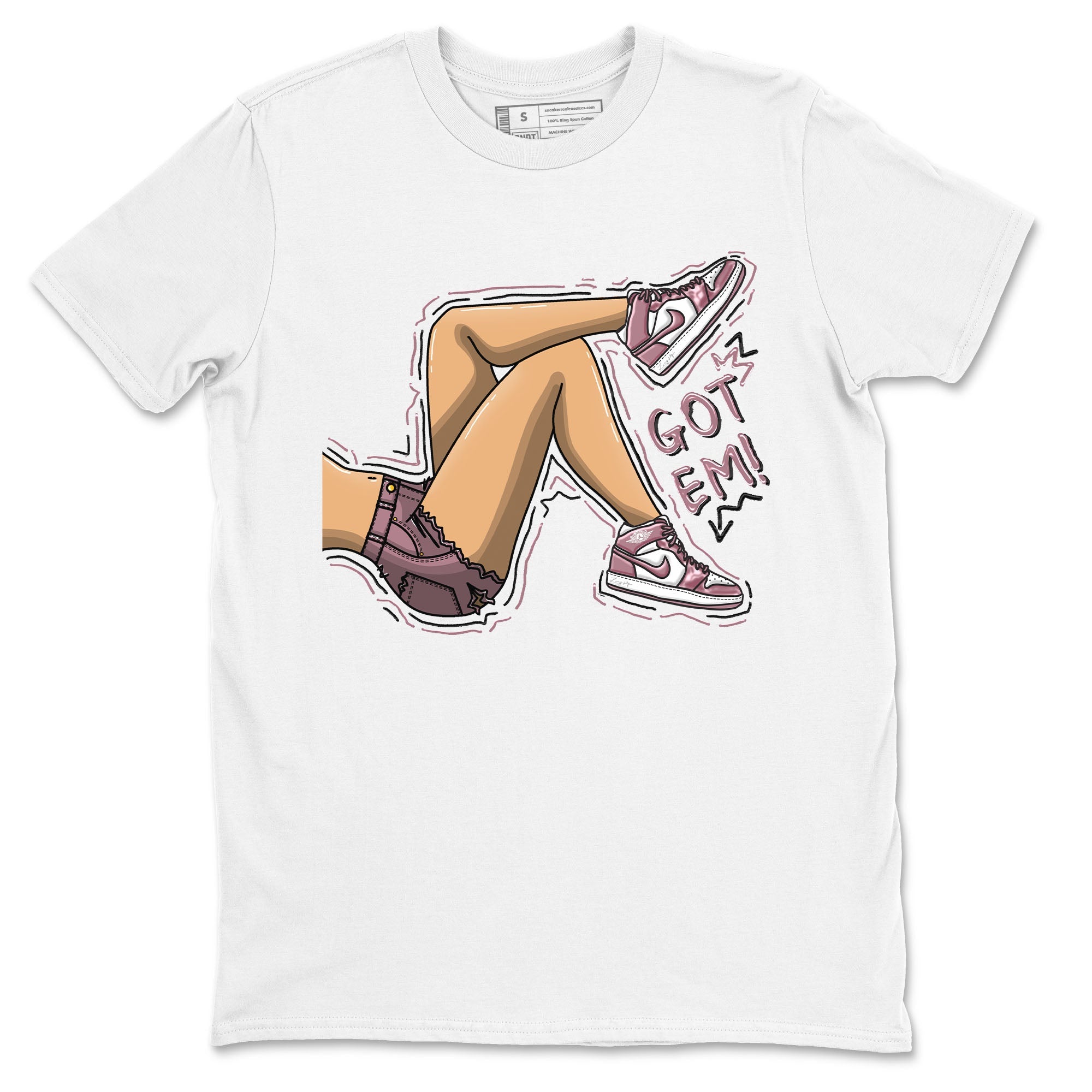 Got Em Legs snkmatch Tee - Air Jordan 1 Mauve