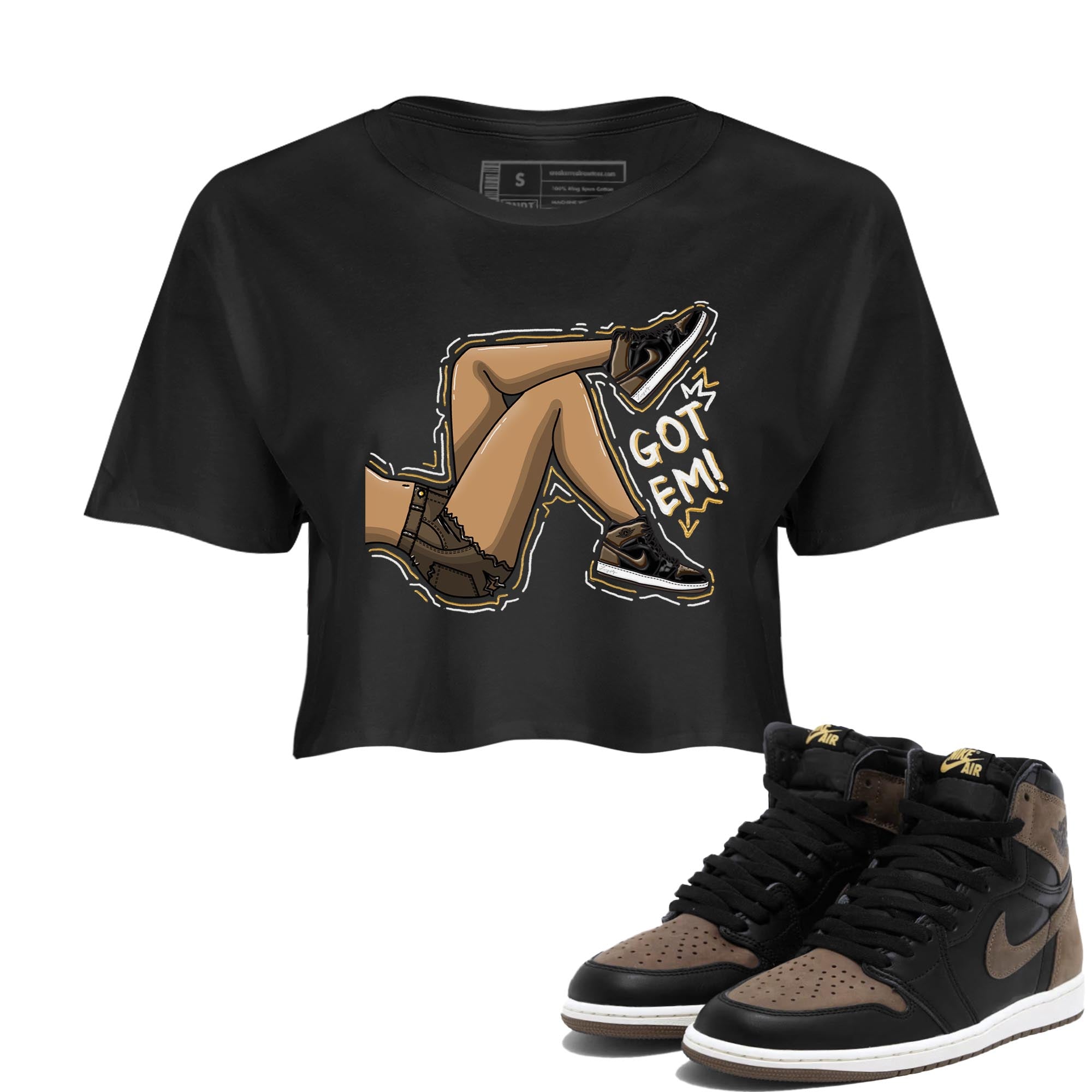Got Em Legs snkmatch Women's Top - Air Jordan 1 Palomino