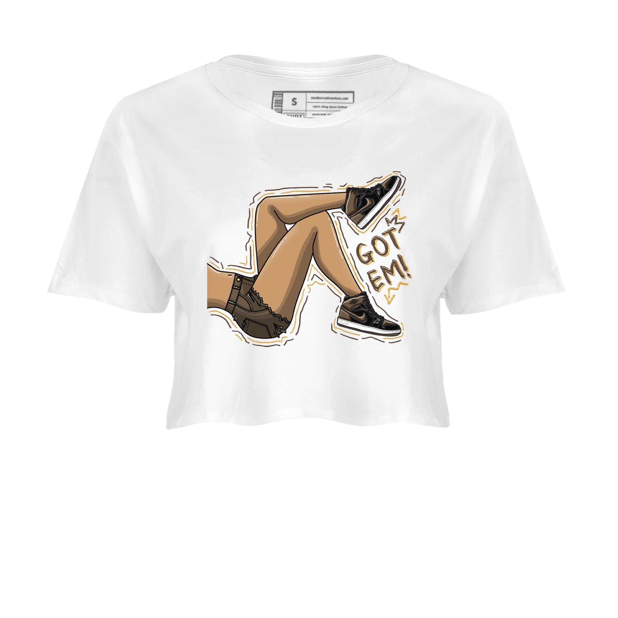 Got Em Legs snkmatch Women's Top - Air Jordan 1 Palomino