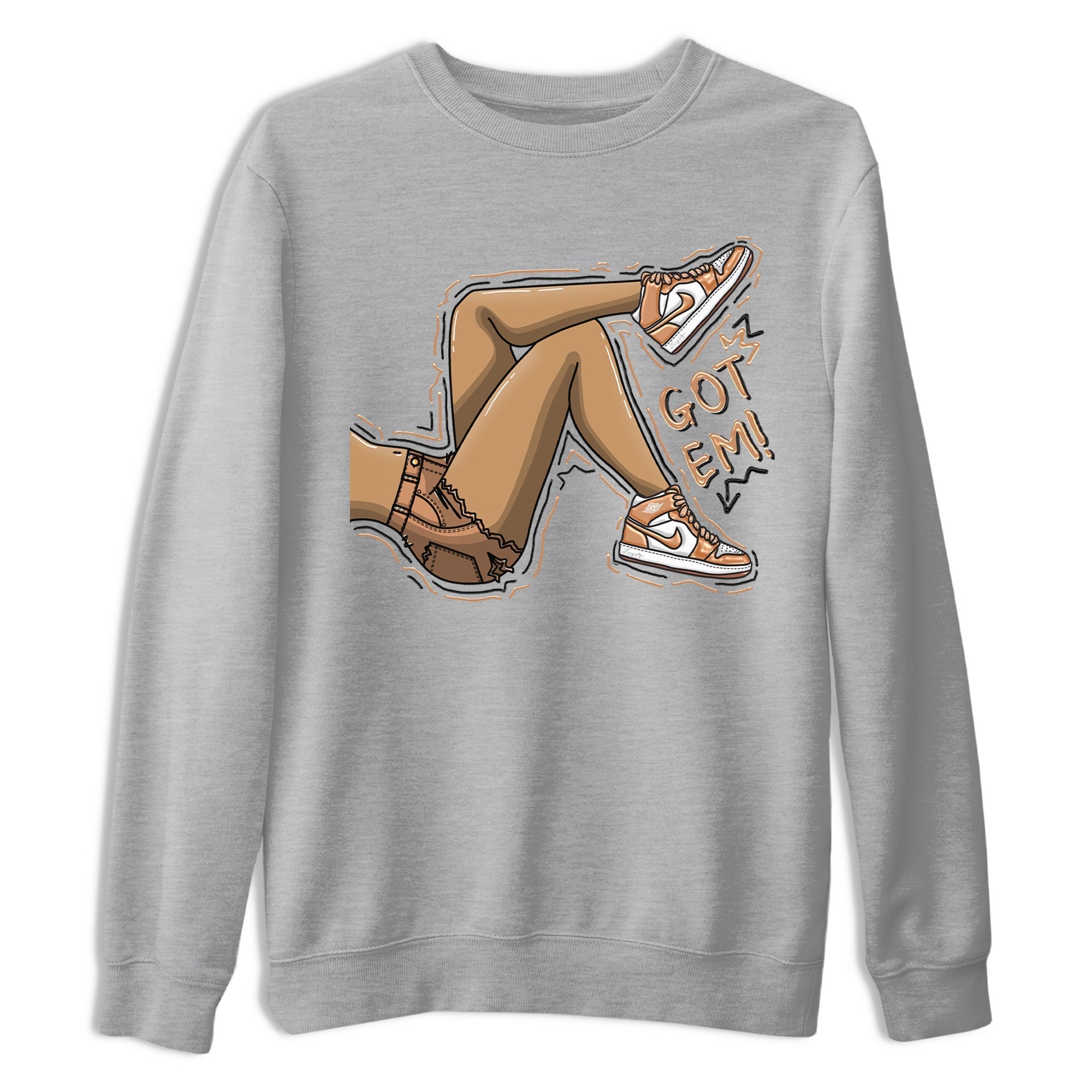 Got Em Legs snkmatch Tee - Air Jordan 1 Praline