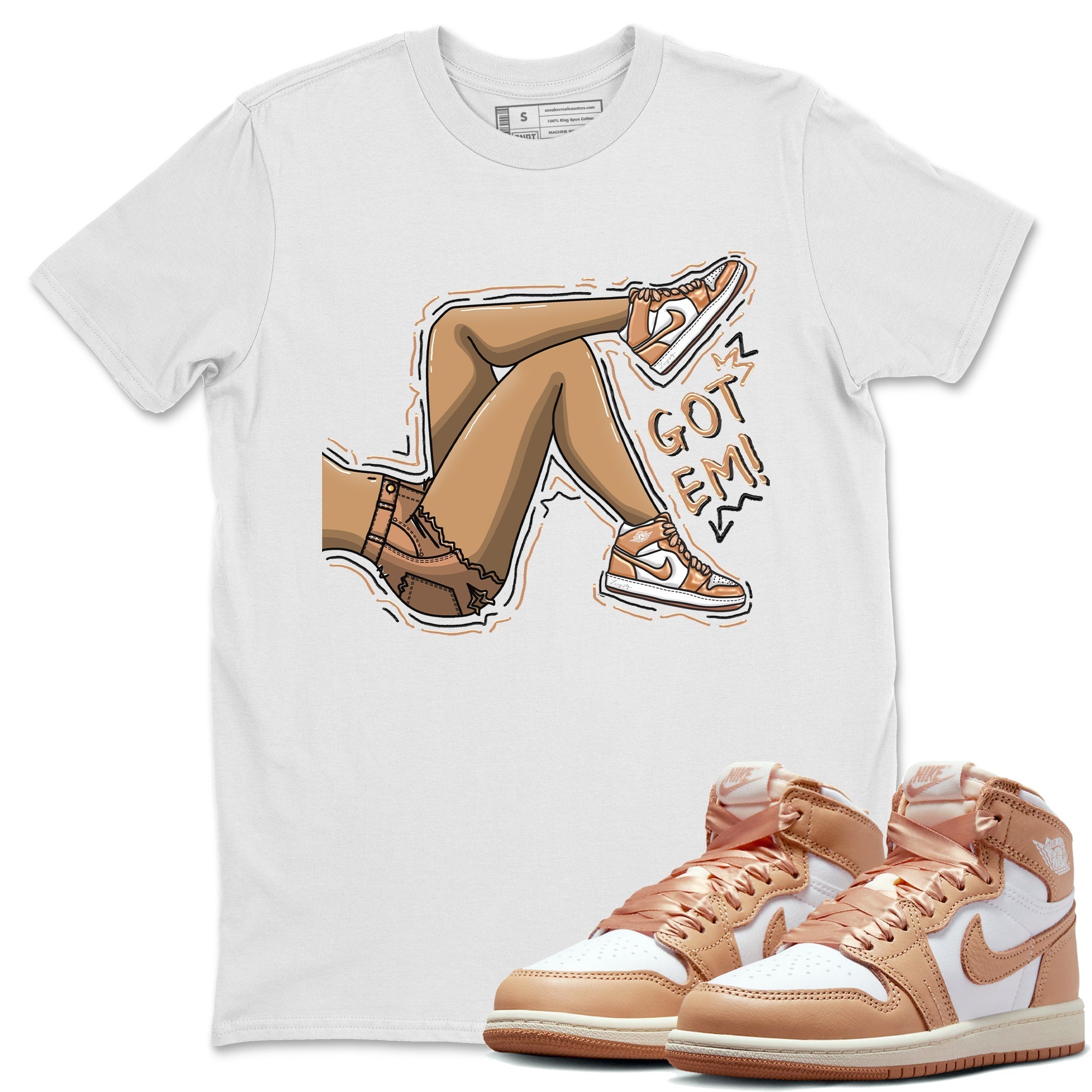 Got Em Legs snkmatch Tee - Air Jordan 1 Praline