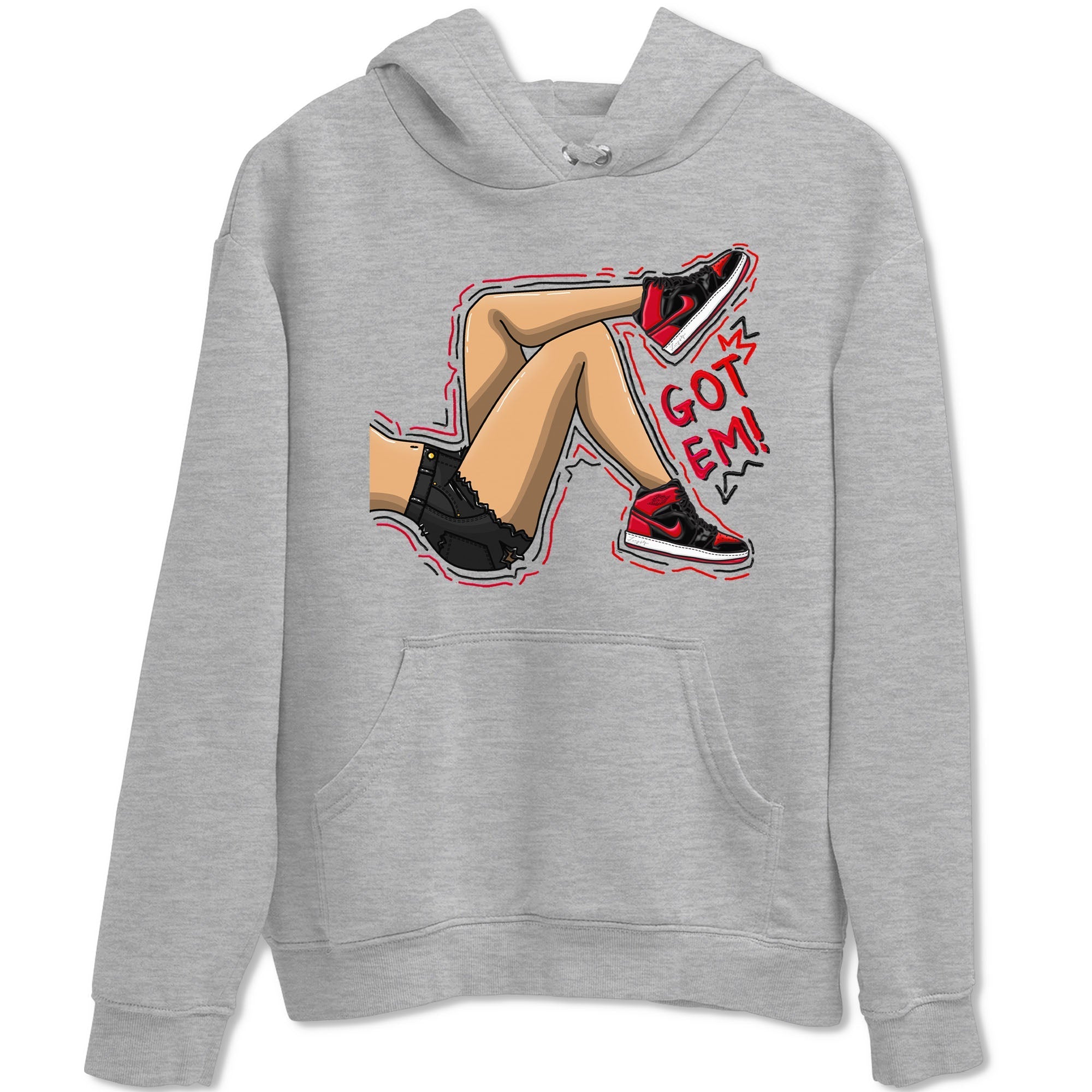 Got Em Legs snkmatch Tee - Air Jordan 1 Satin Bred