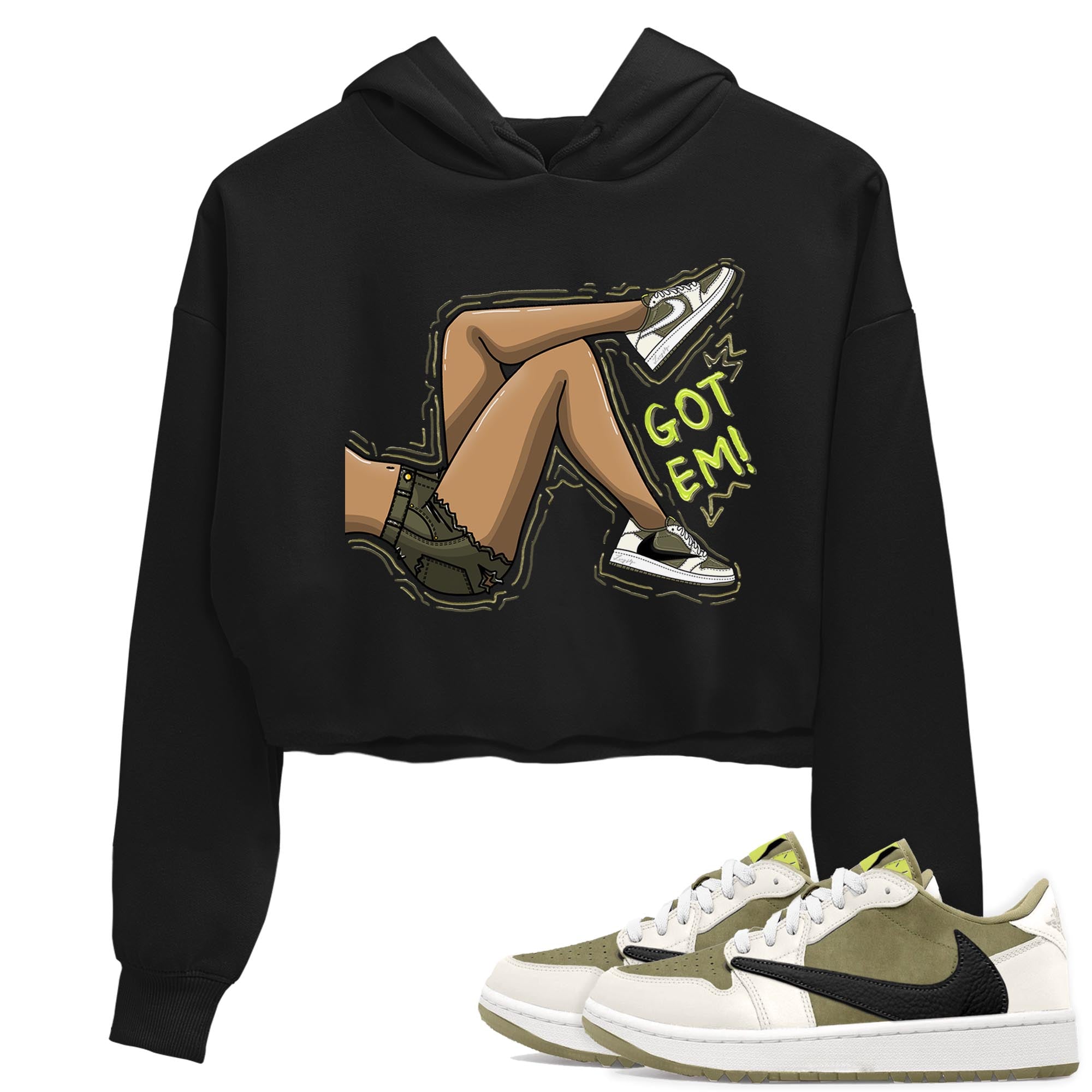 Got Em Legs snkmatch Women's Top - Air Jordan 1 Travis Scott Golf