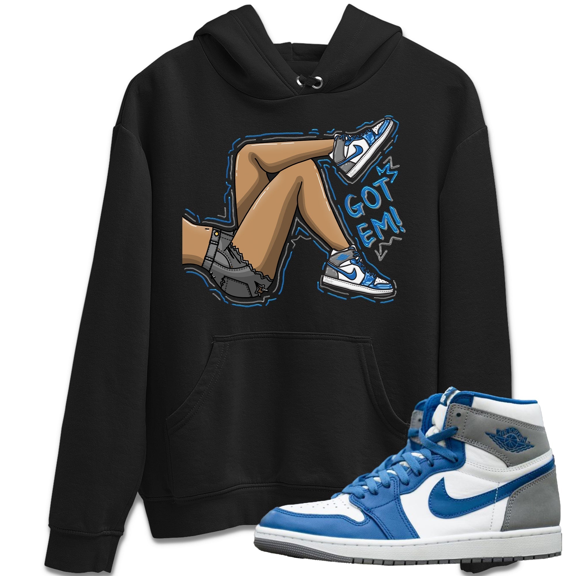 Got Em Legs Unisex Tops - Air Jordan 1 True Blue