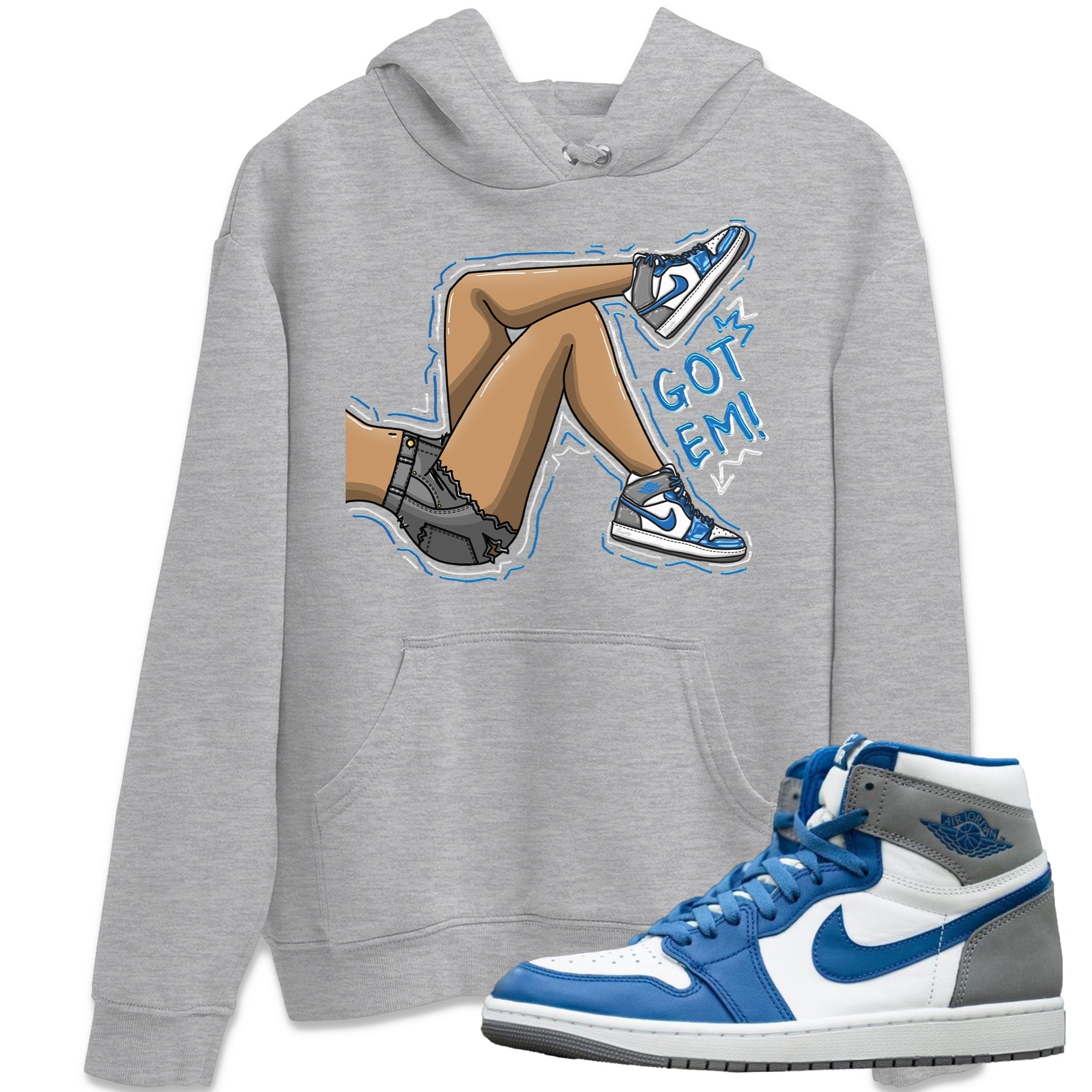 Got Em Legs Unisex Tops - Air Jordan 1 True Blue
