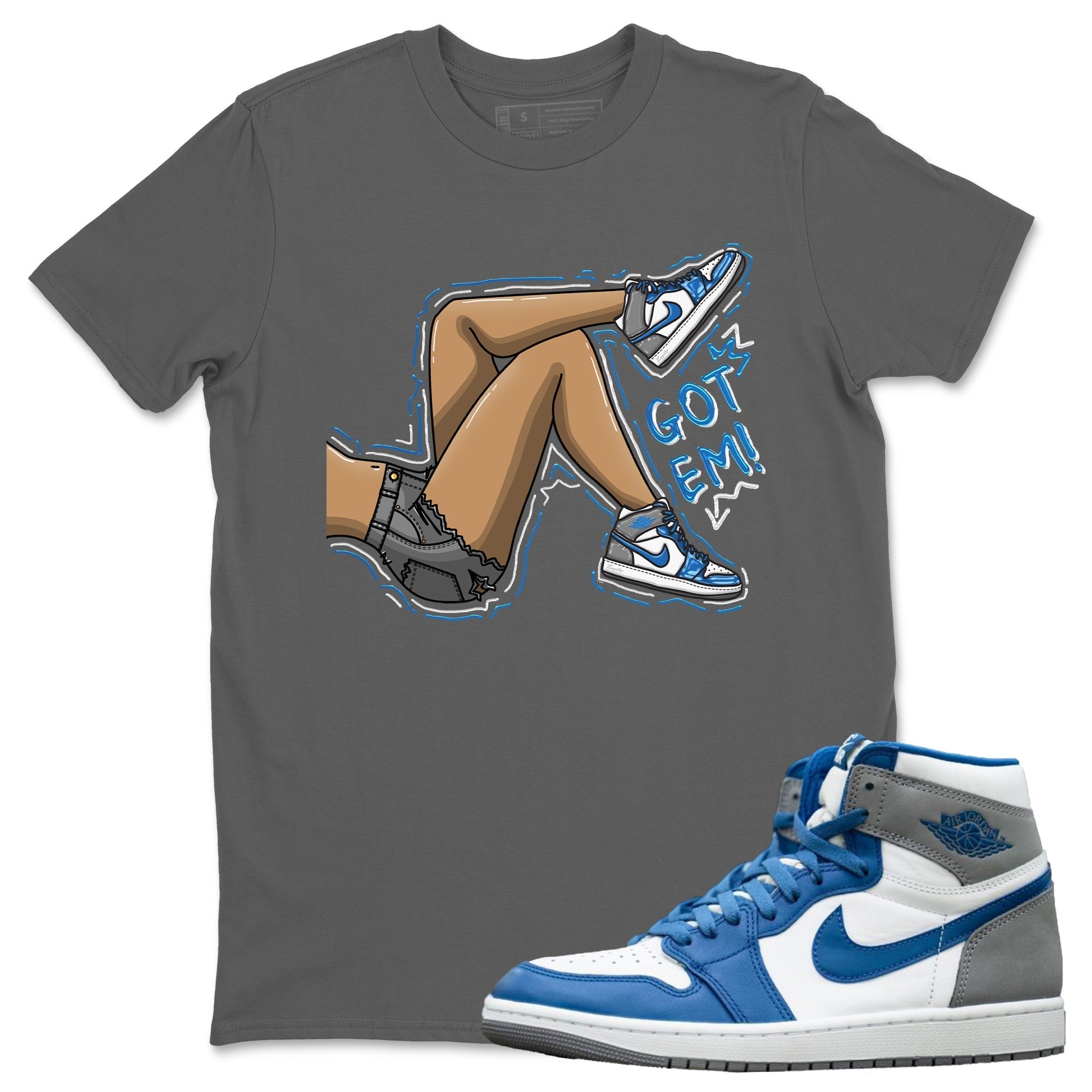 Got Em Legs Unisex Tops - Air Jordan 1 True Blue
