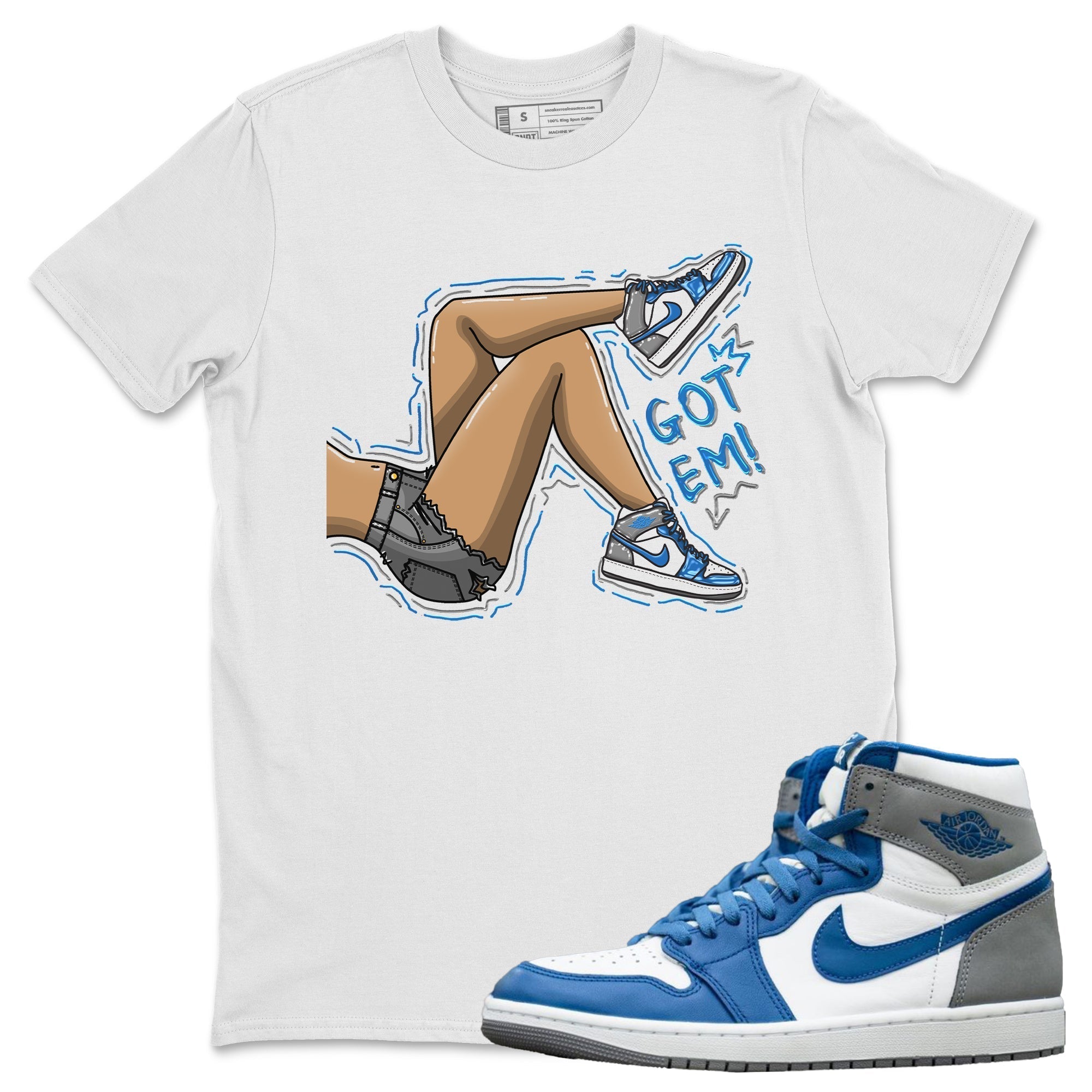Got Em Legs Unisex Tops - Air Jordan 1 True Blue