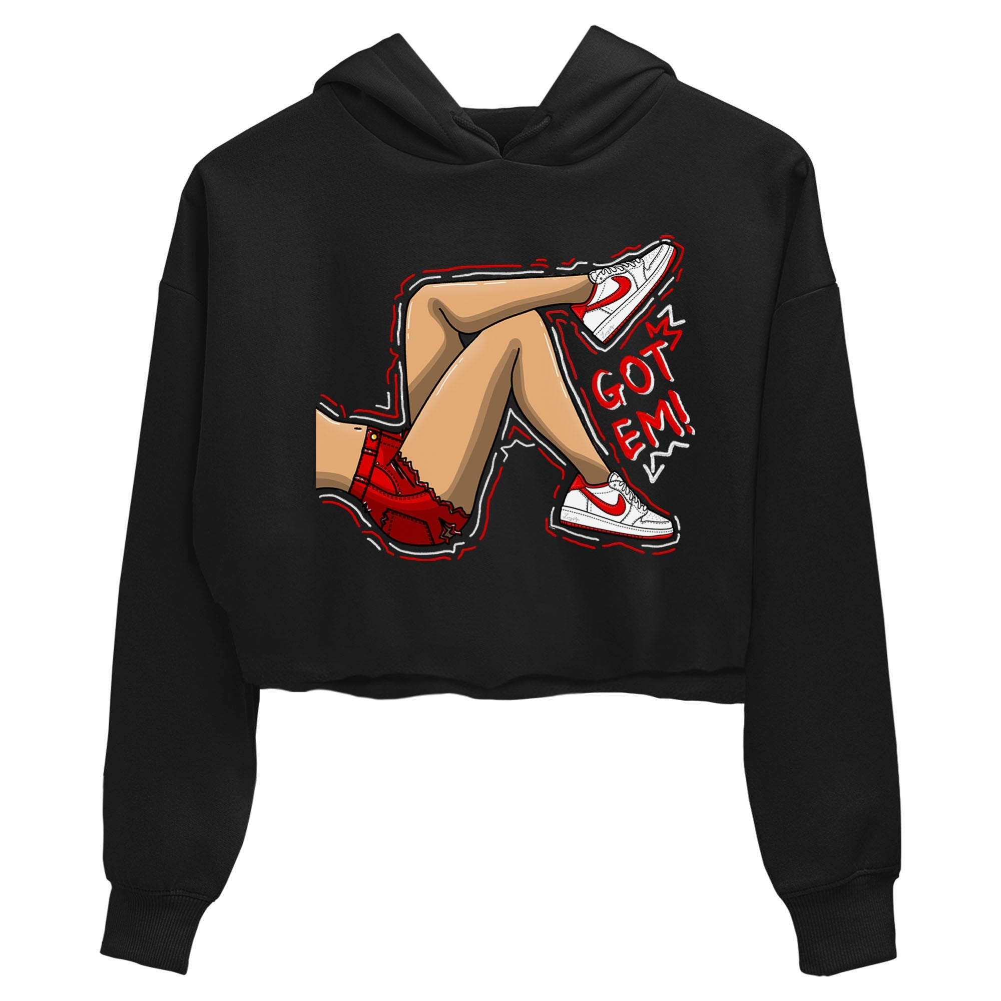 Got Em Legs snkmatch Women's Top - Air Jordan 1 University Red