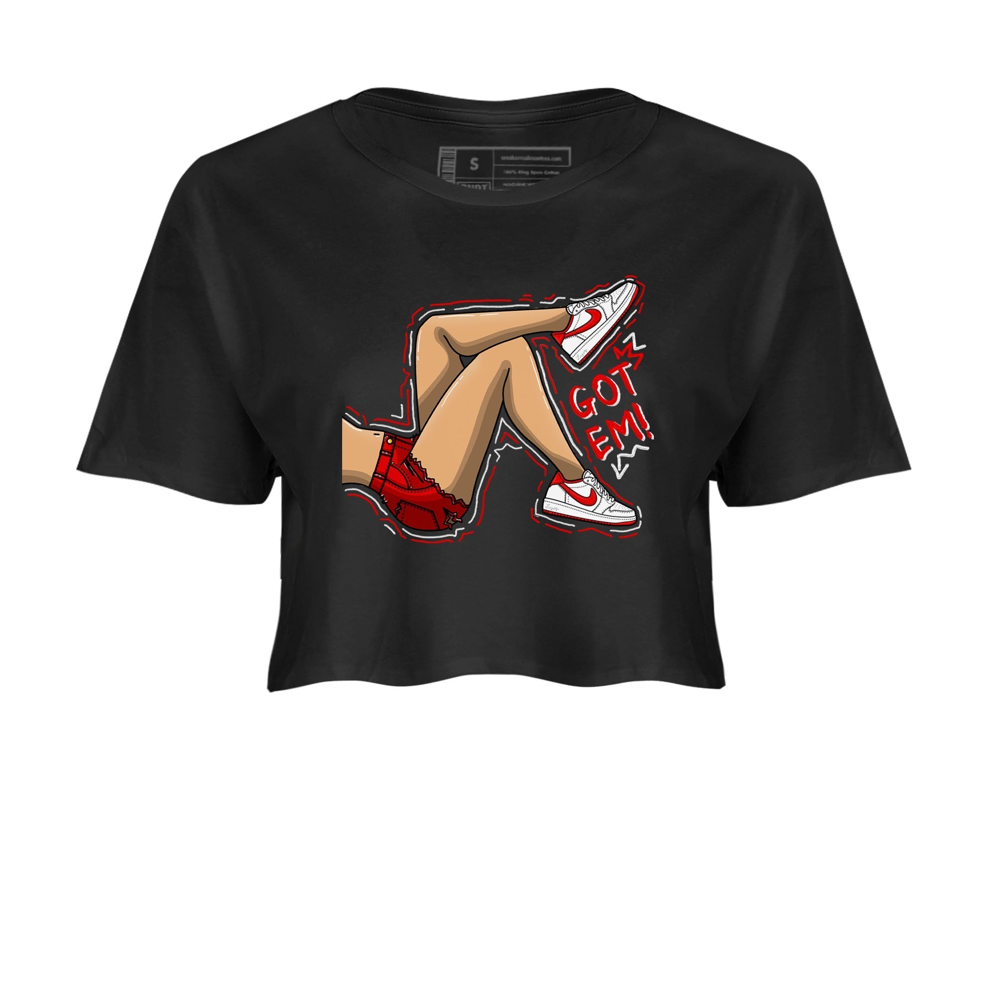 Got Em Legs snkmatch Women's Top - Air Jordan 1 University Red
