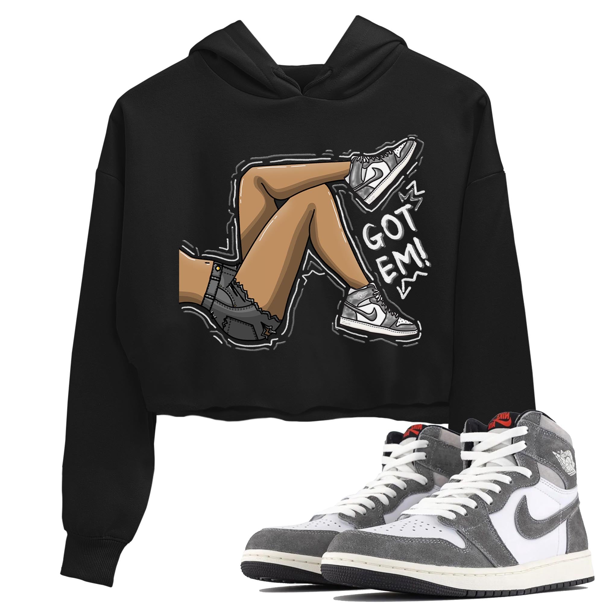 Got Em Legs Women's Tops - Air Jordan 1 Washed Heritage