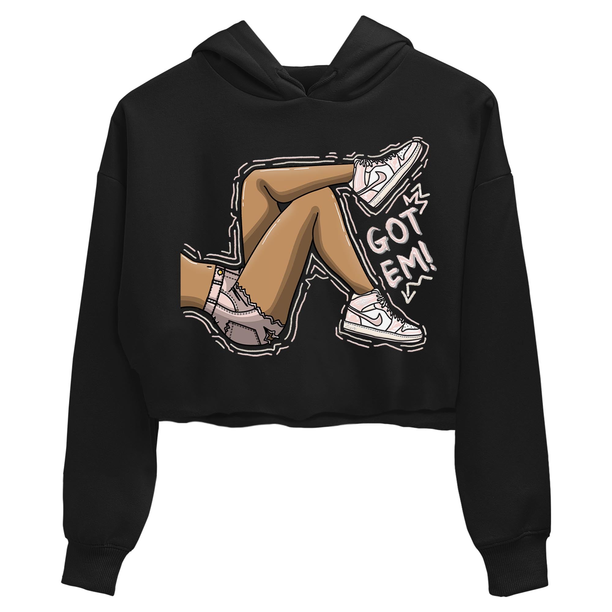 Got Em Legs Women's Tops - Air Jordan 1 Washed Pink