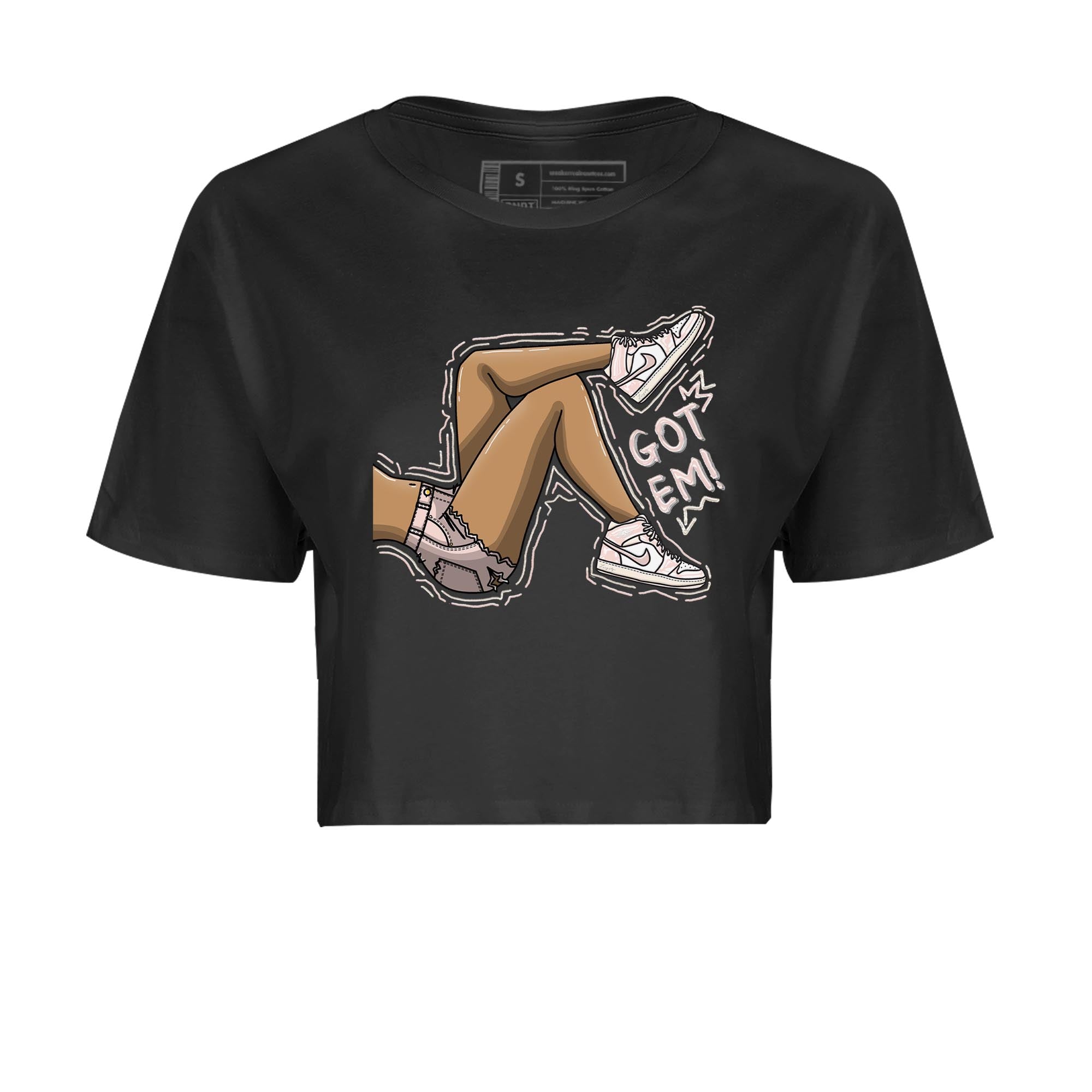 Got Em Legs Women's Tops - Air Jordan 1 Washed Pink