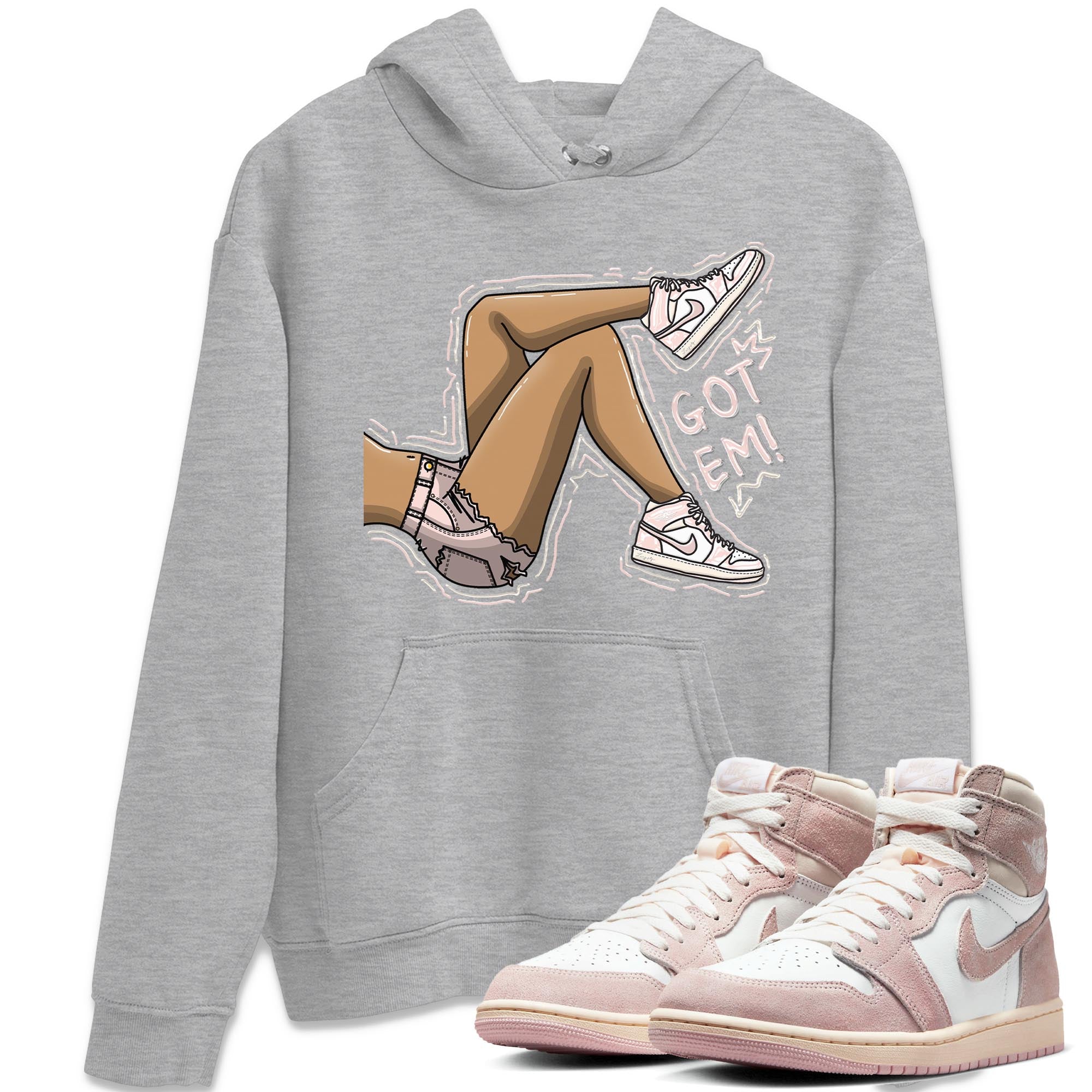 Got Em Legs Unisex Tops - Air Jordan 1 Washed Pink