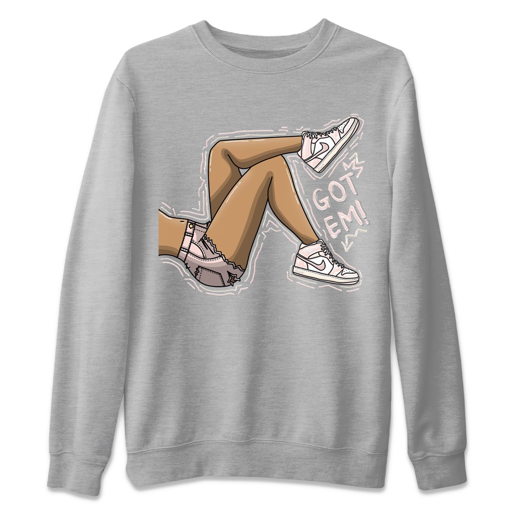 Got Em Legs Unisex Tops - Air Jordan 1 Washed Pink