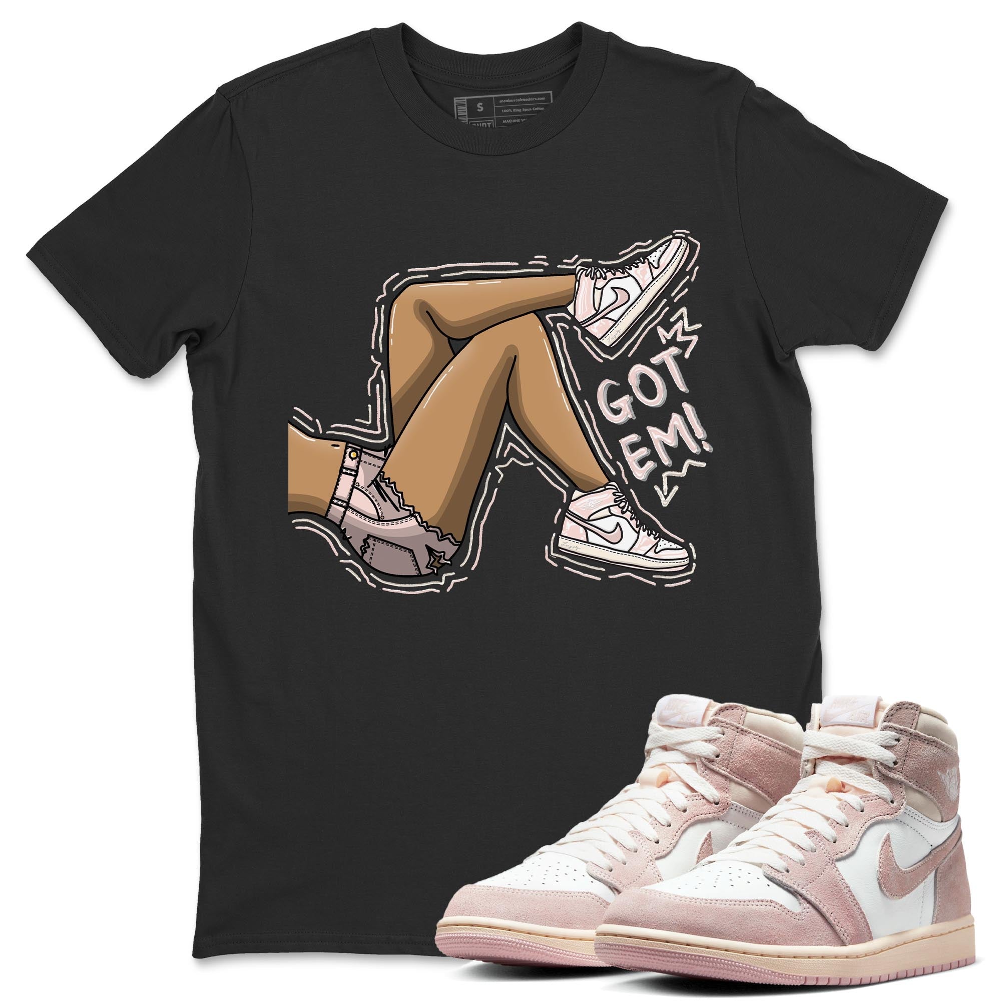 Got Em Legs Unisex Tops - Air Jordan 1 Washed Pink