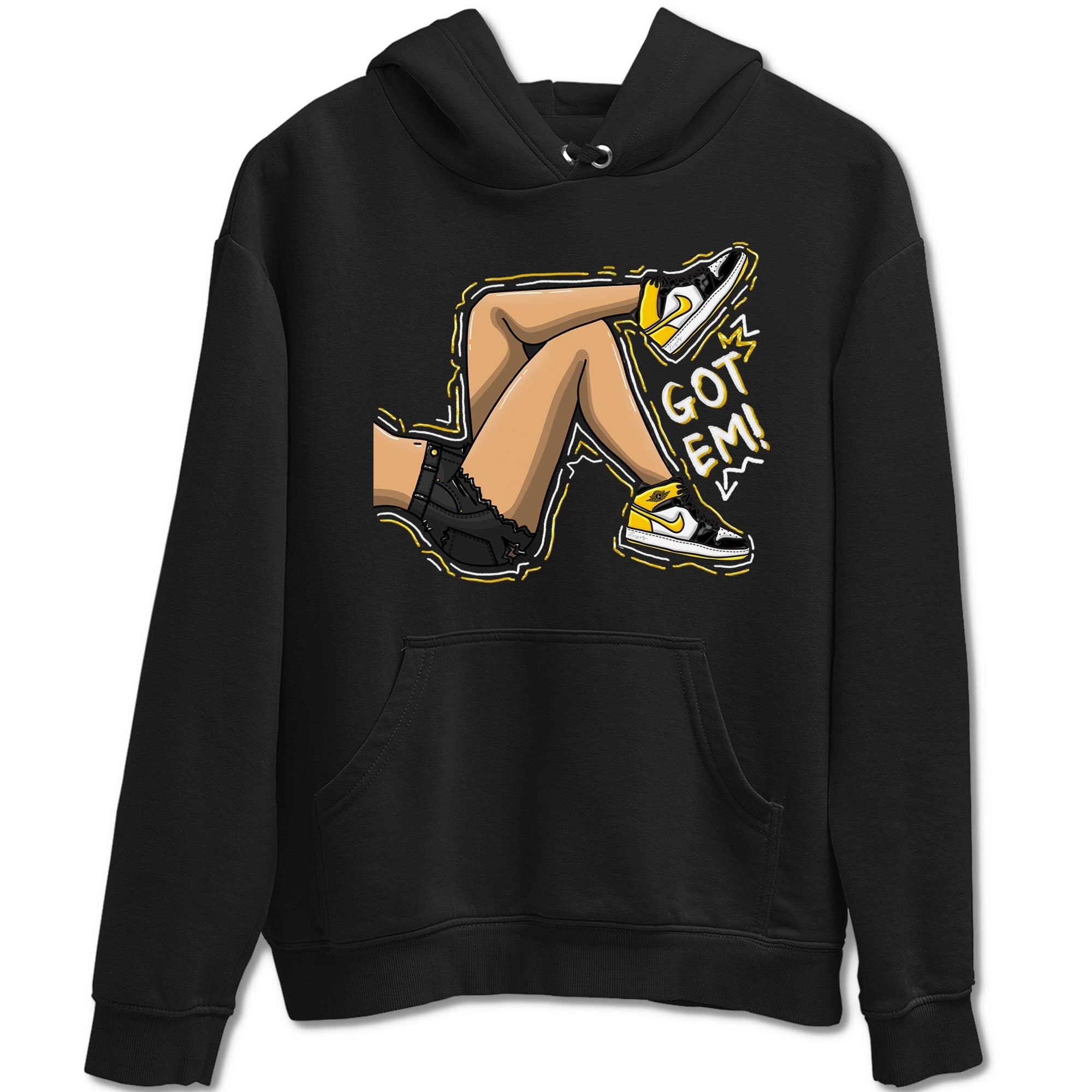 Got Em Legs snkmatch Tees - Air Jordan 1 Yellow Ochre