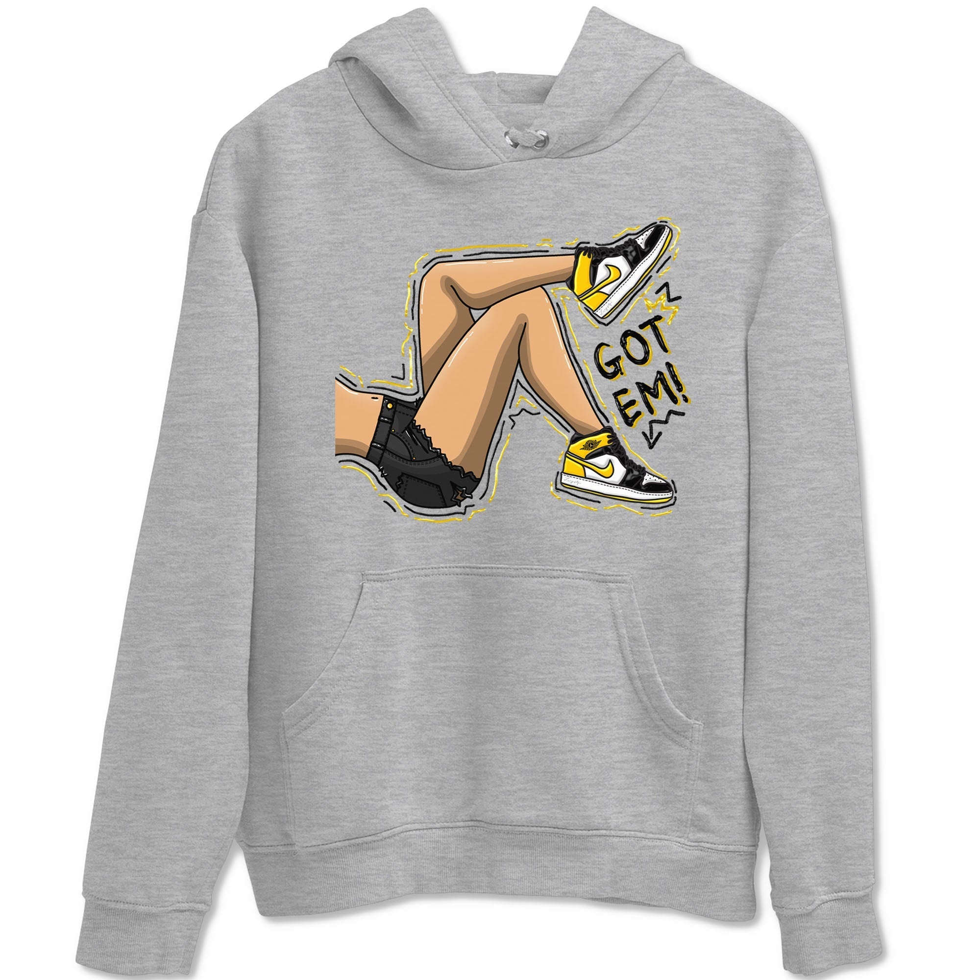Got Em Legs snkmatch Tees - Air Jordan 1 Yellow Ochre
