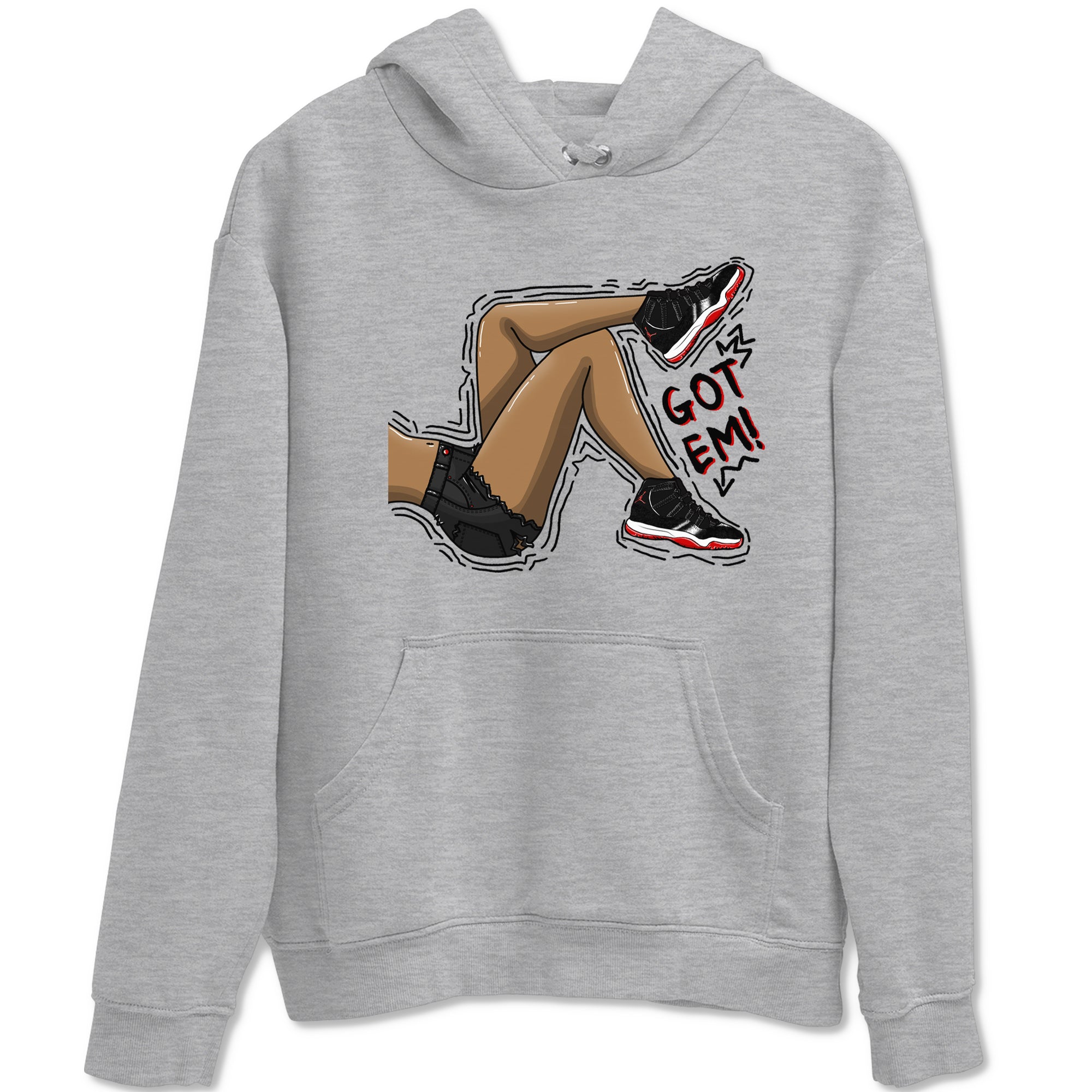 Got Em Legs snkmatch Tees - Air Jordan 11 Bred Velvet