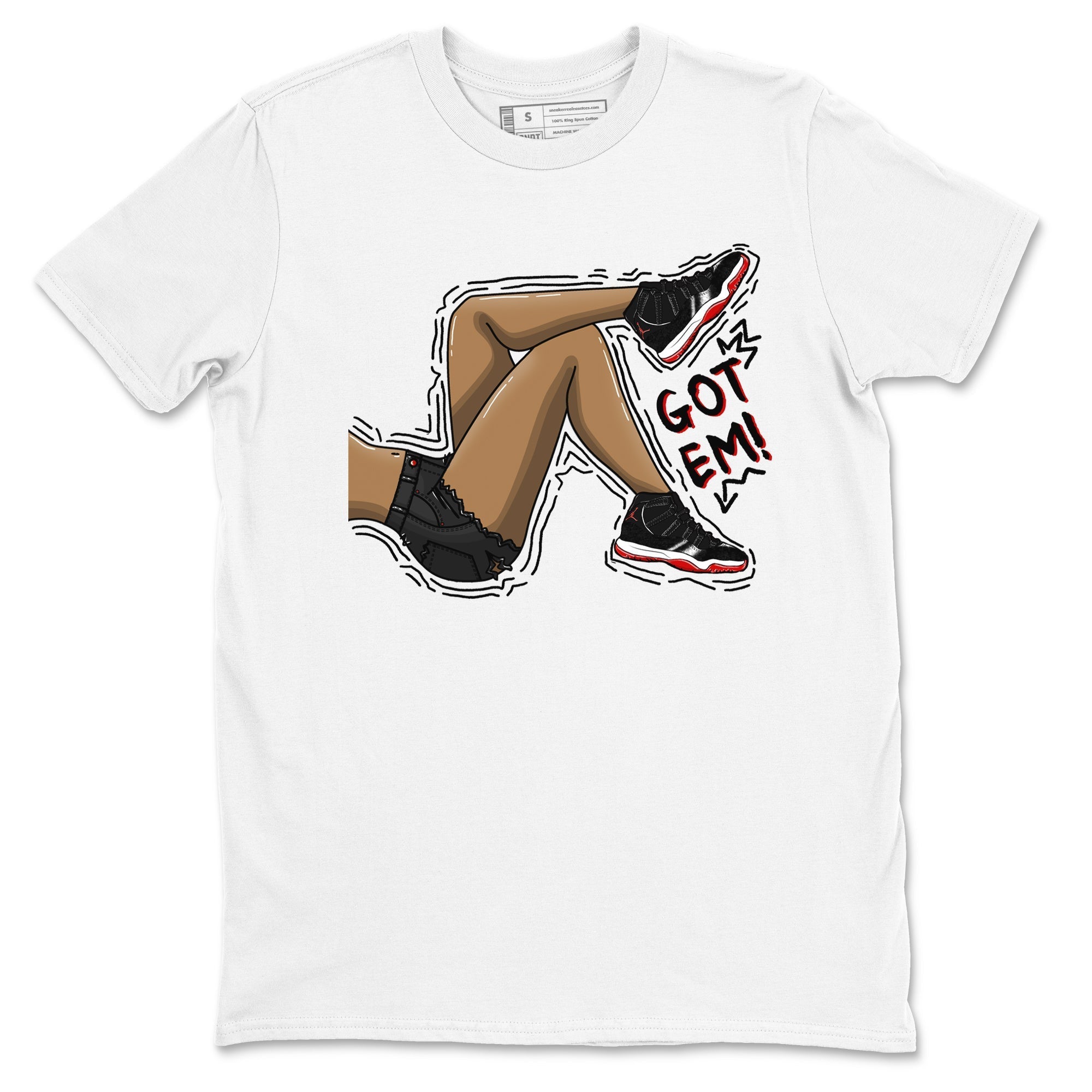 Got Em Legs snkmatch Tees - Air Jordan 11 Bred Velvet