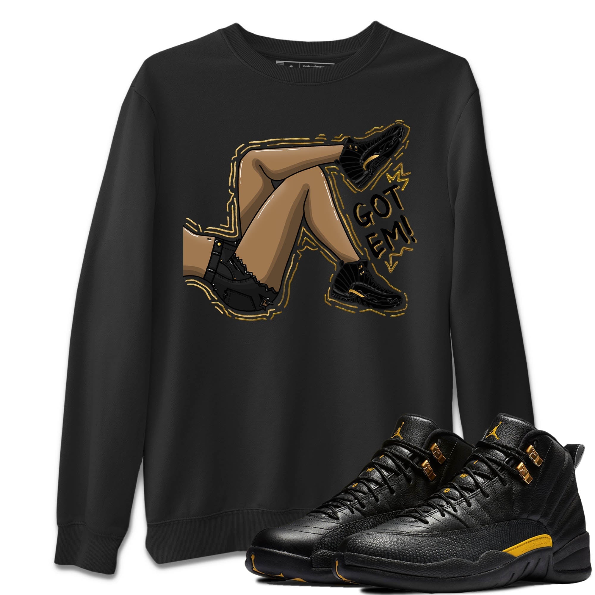 Got Em Legs Unisex Tops - Air Jordan 12 Black Taxi