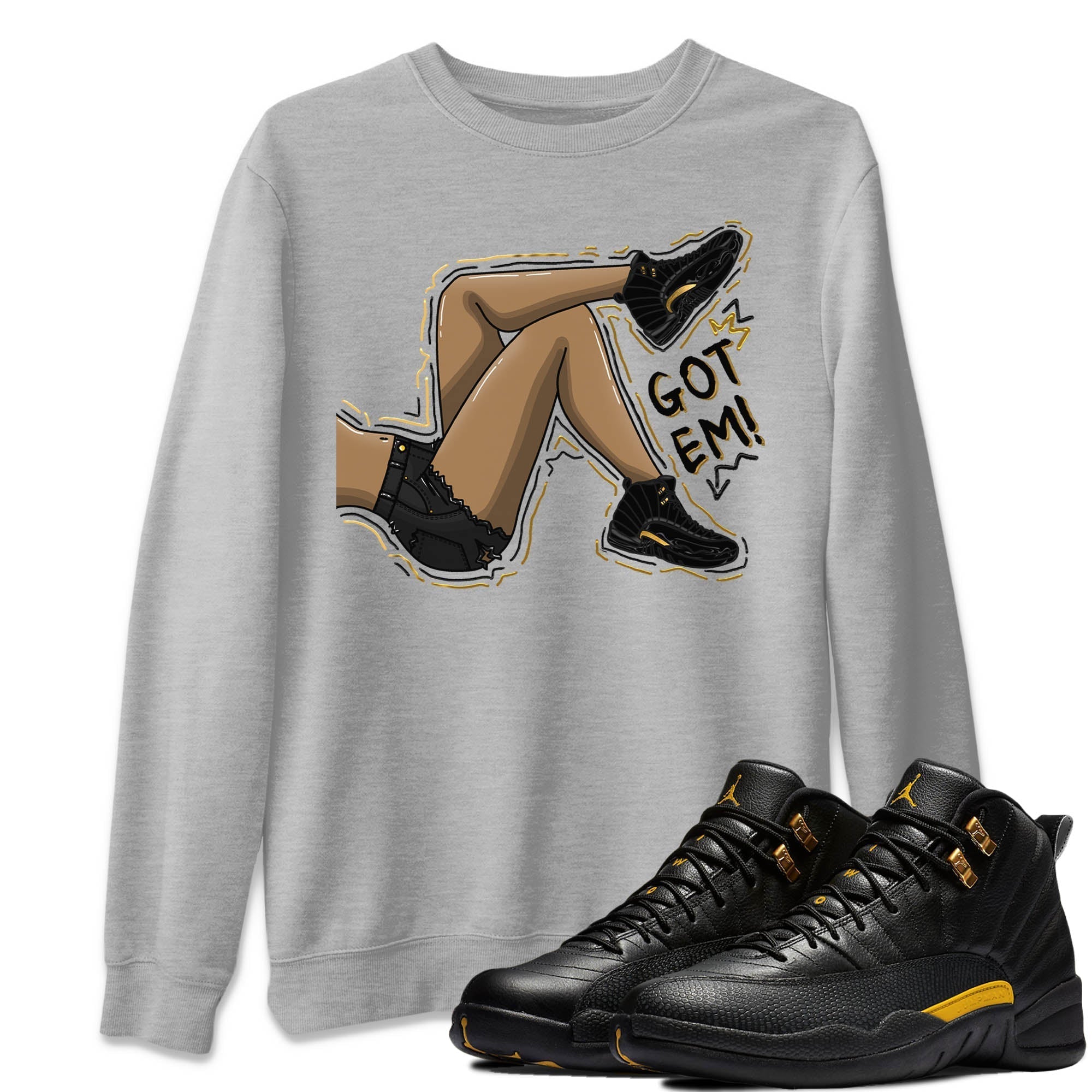 Got Em Legs Unisex Tops - Air Jordan 12 Black Taxi