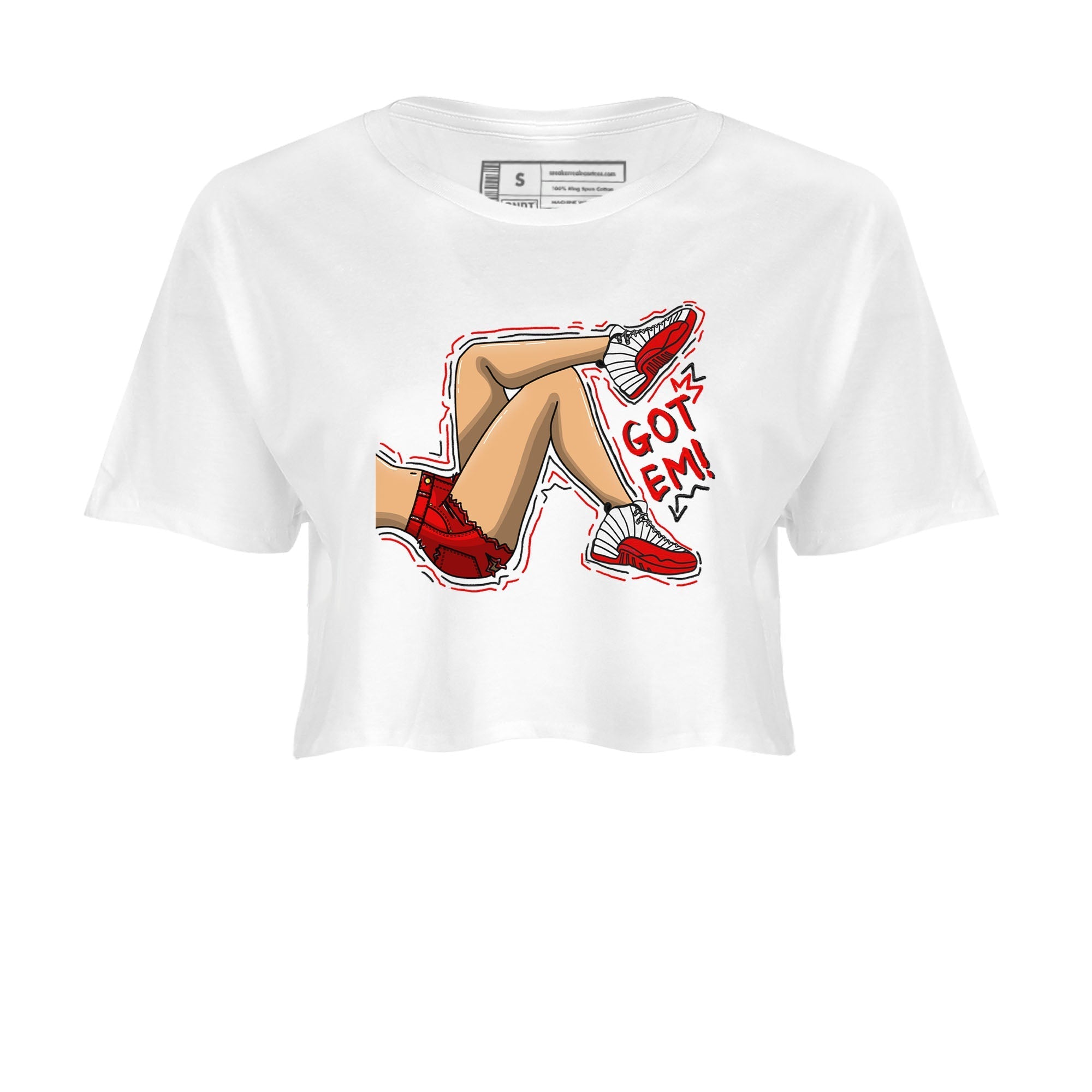 Got Em Legs snkmatch Women's Top - Air Jordan 12 Cherry