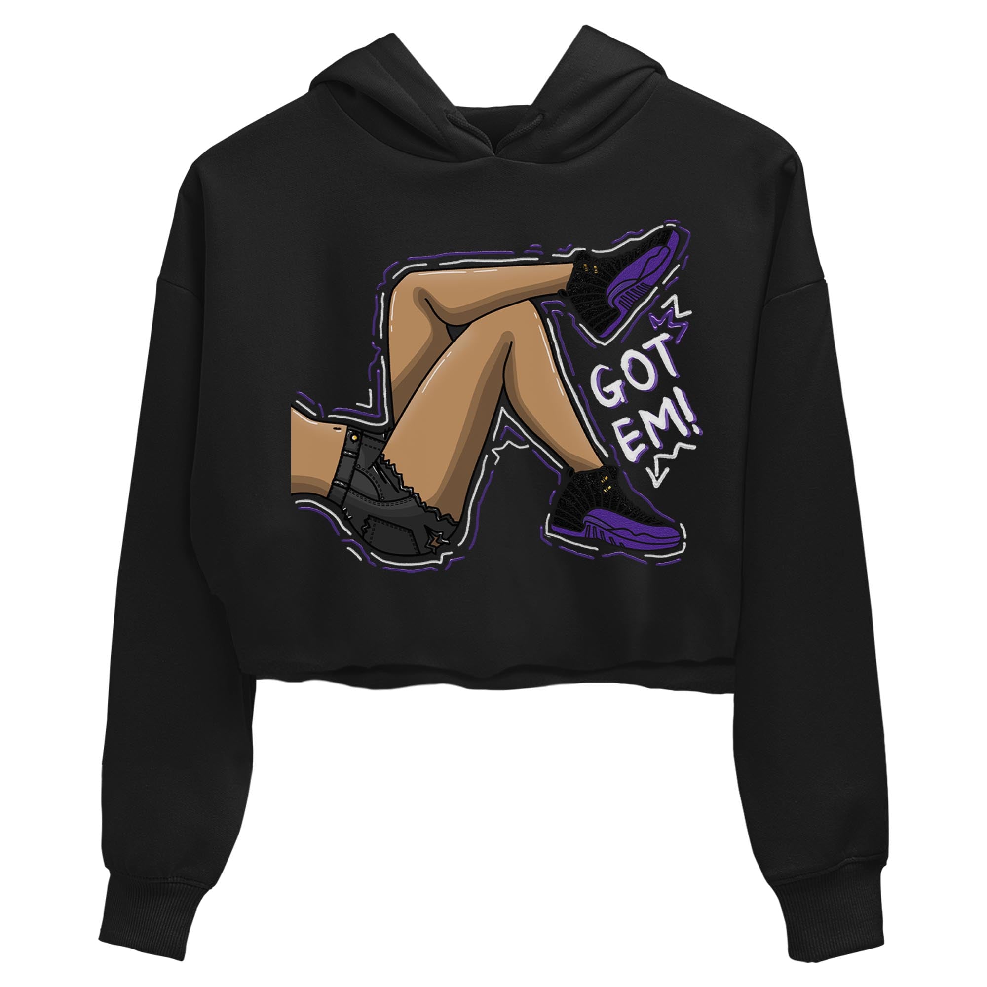 Got Em Legs snkmatch Women's Top - Air Jordan 12 Field Purple