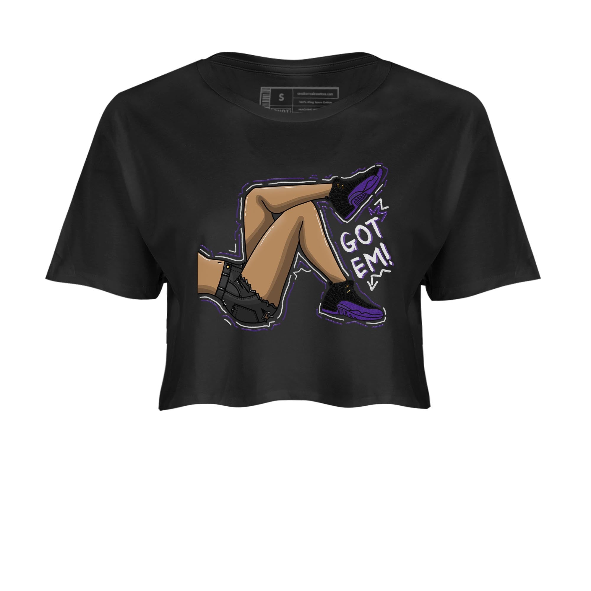 Got Em Legs snkmatch Women's Top - Air Jordan 12 Field Purple