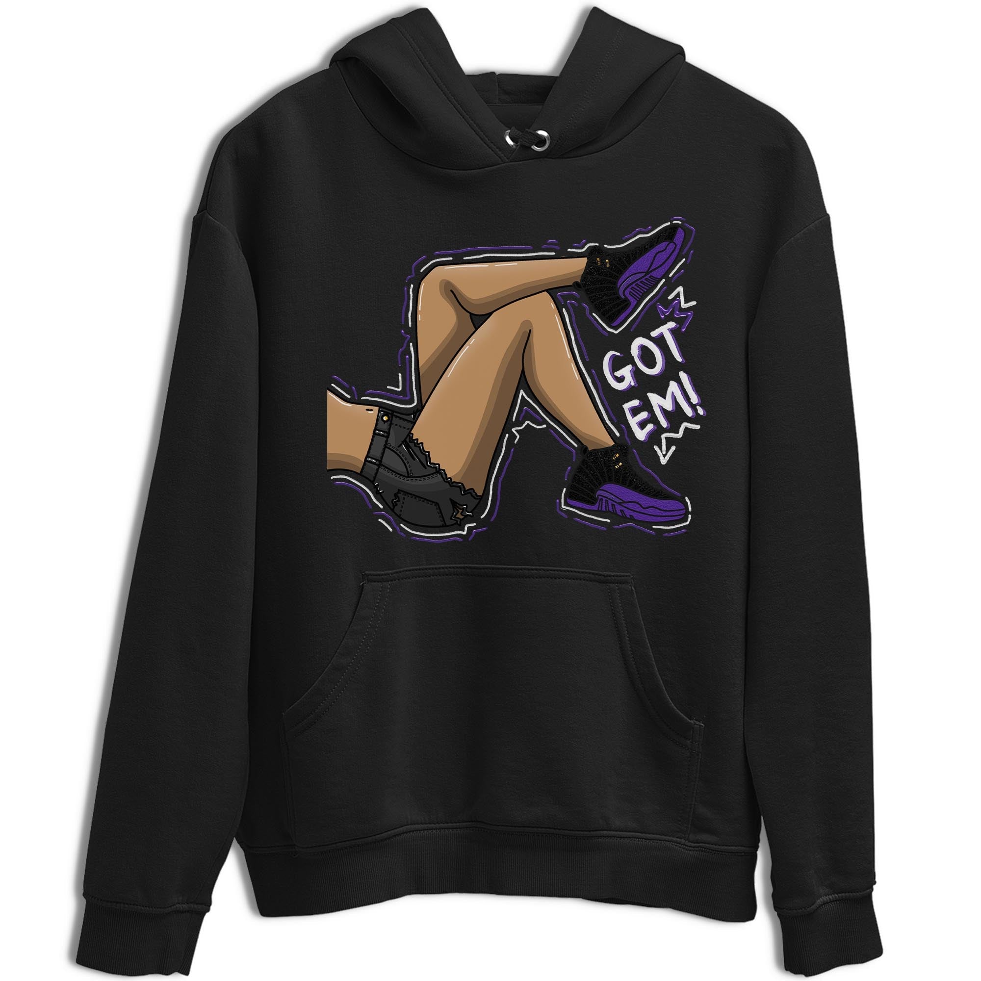 Got Em Legs snkmatch Tee - Air Jordan 12 Field Purple