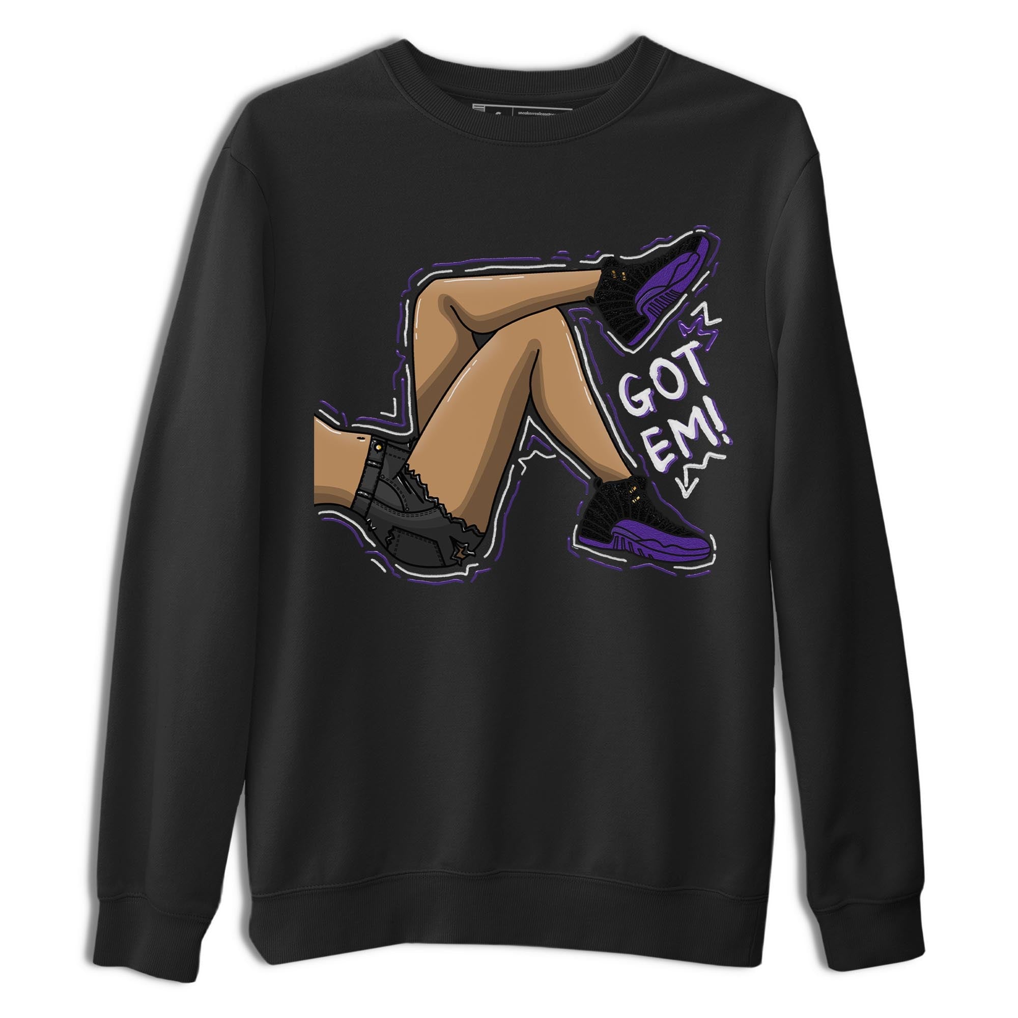 Got Em Legs snkmatch Tee - Air Jordan 12 Field Purple