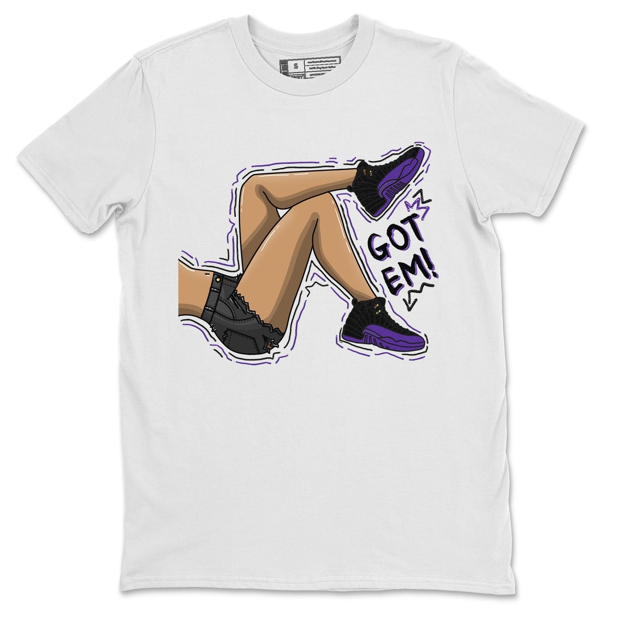 Got Em Legs snkmatch Tee - Air Jordan 12 Field Purple