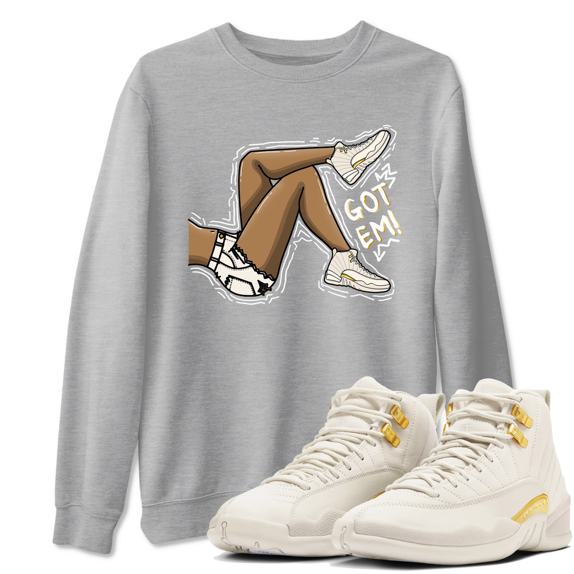 Got Em Legs snkmatch Tees - Air Jordan 12 Phantom