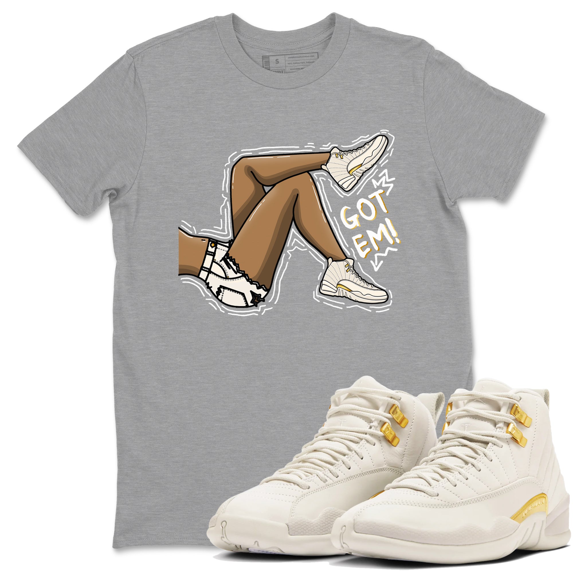Got Em Legs snkmatch Tees - Air Jordan 12 Phantom