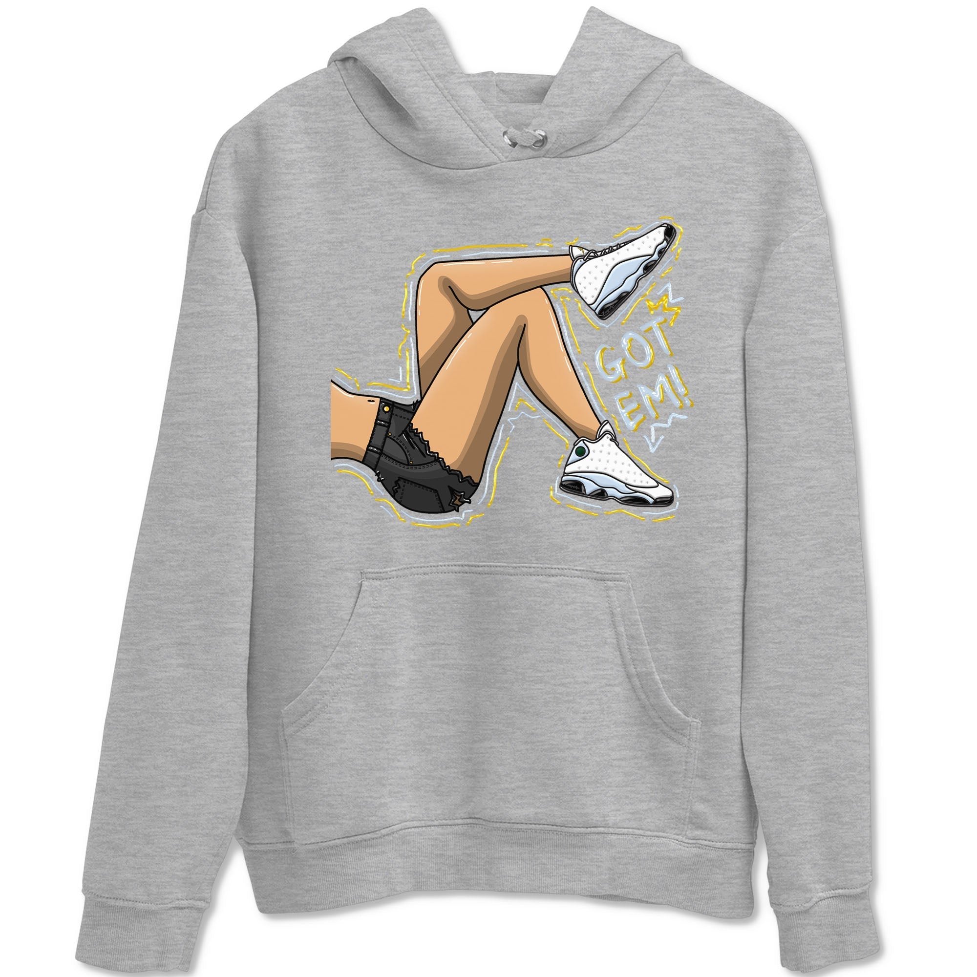 Got Em Legs snkmatch Tees - Air Jordan 13 Blue Grey