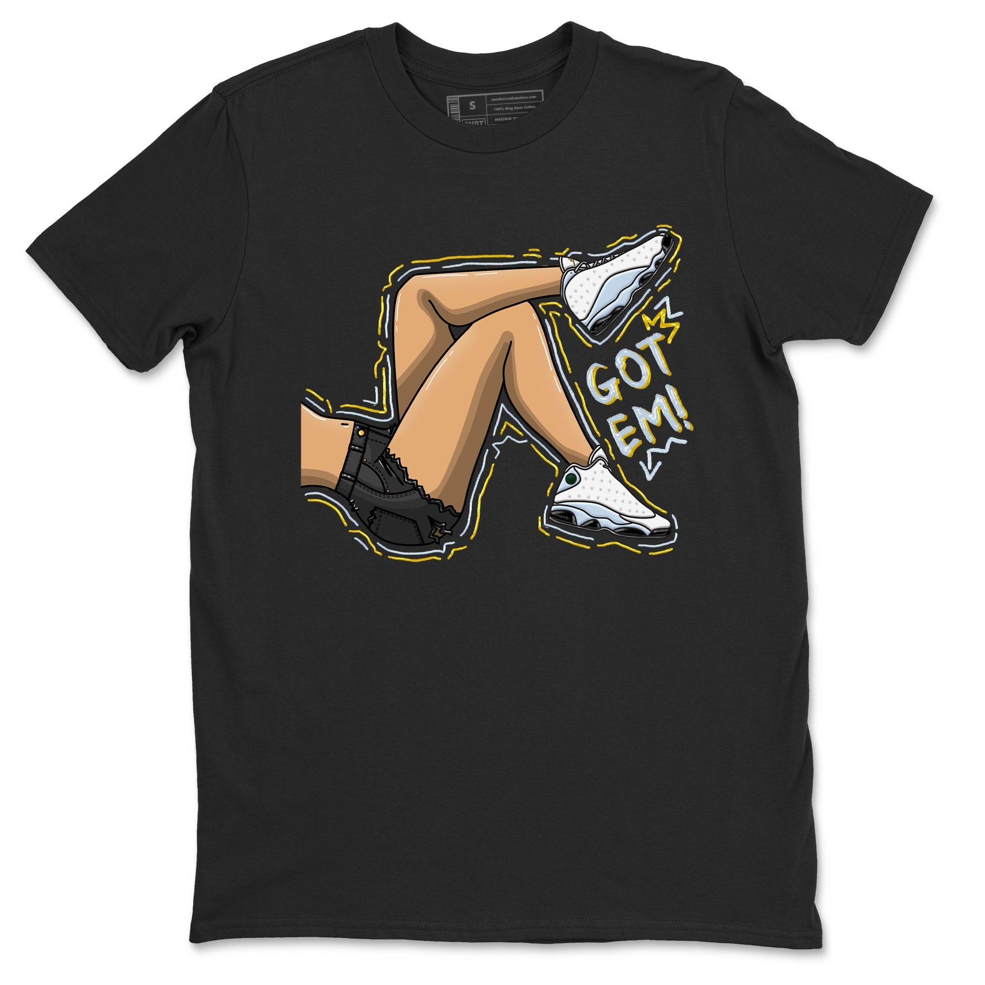 Got Em Legs snkmatch Tees - Air Jordan 13 Blue Grey
